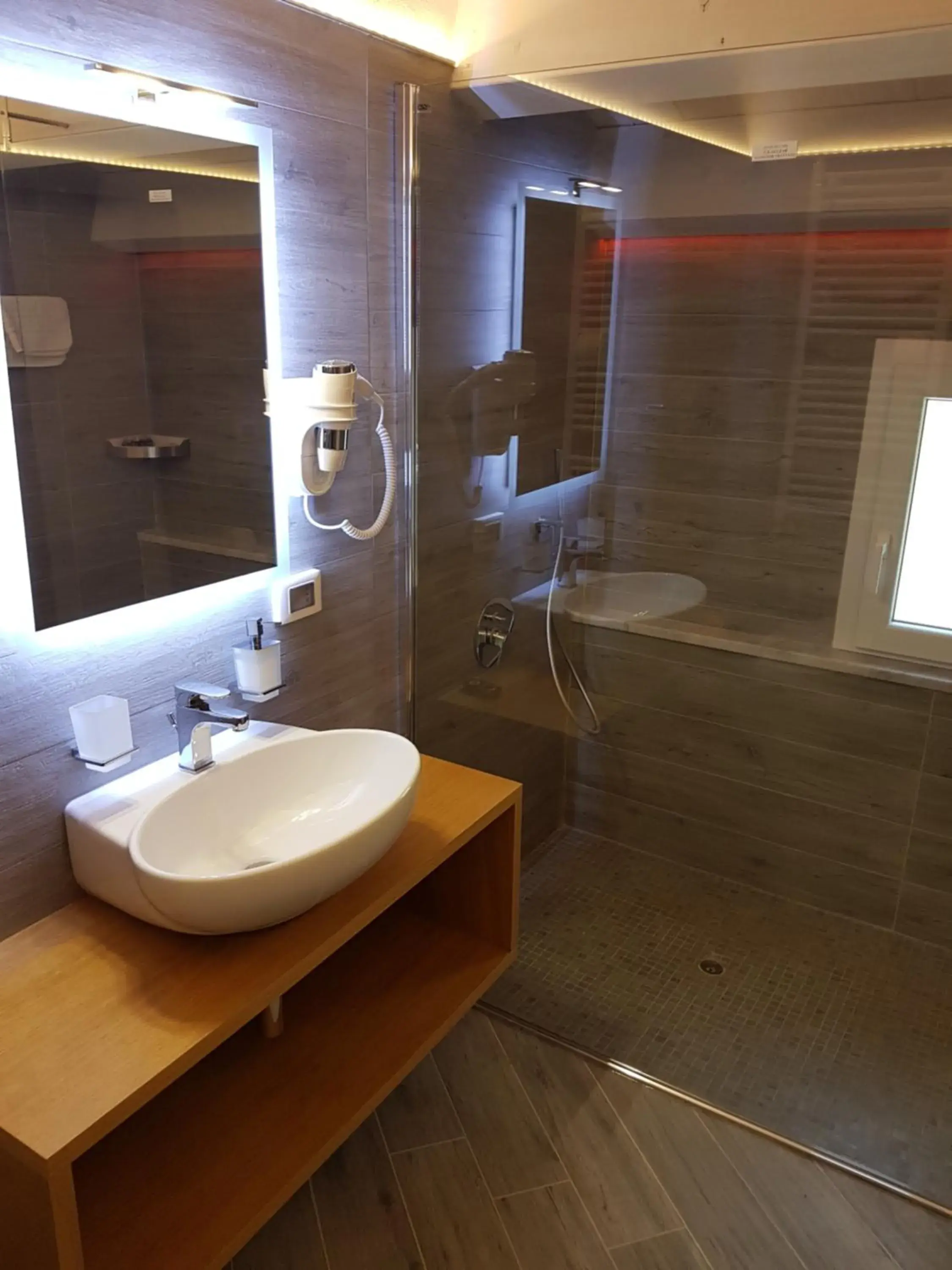 Shower, Bathroom in Hospitality Hotel