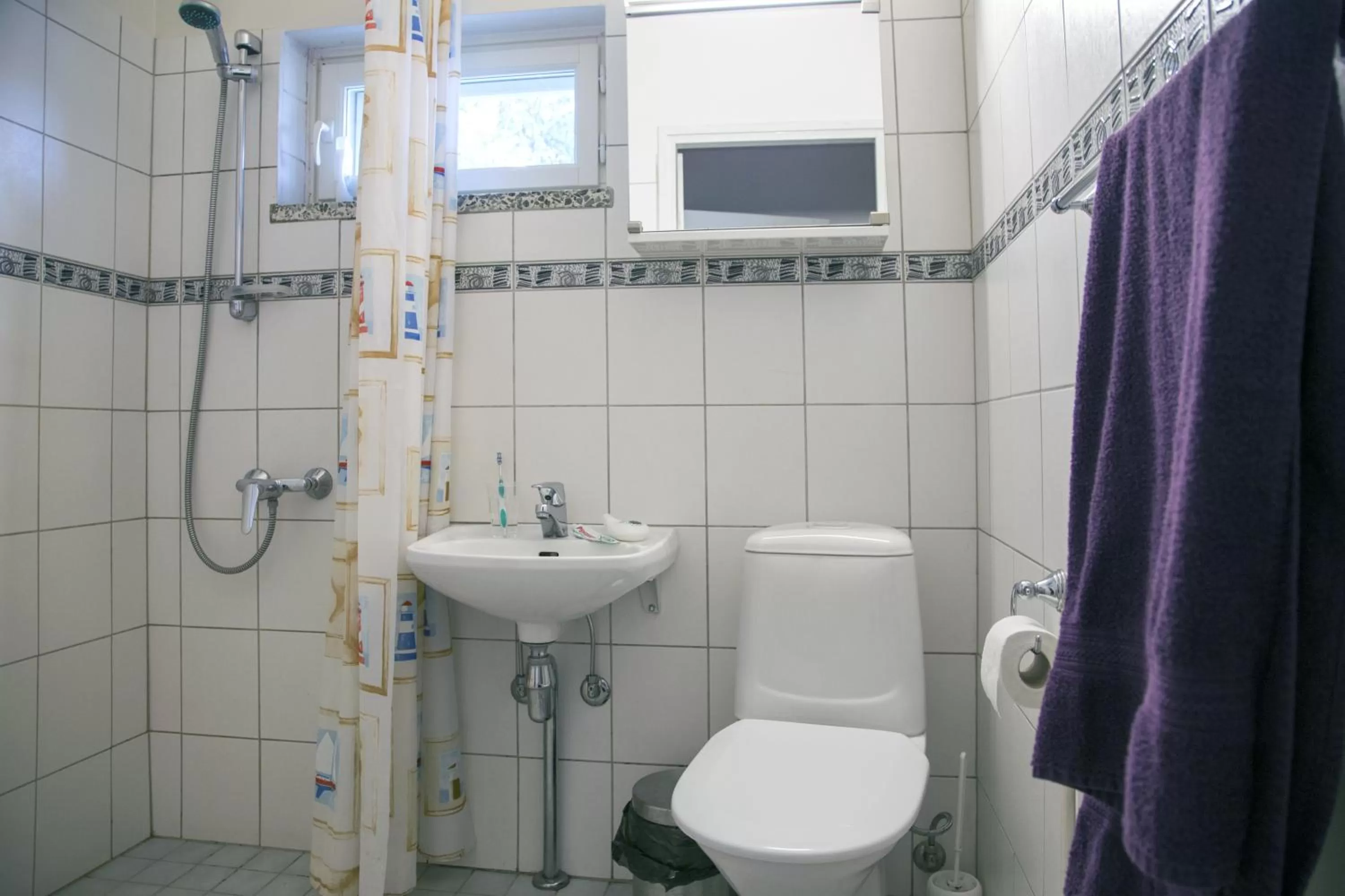 Shower in Hotelli-Ravintola Gasthaus Lohja