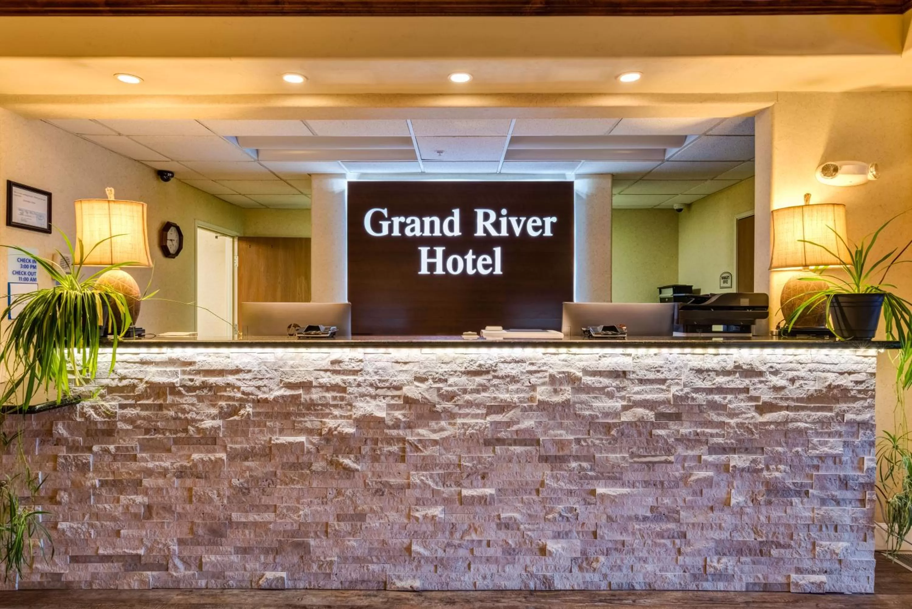 Lobby or reception in Grand River Hotel