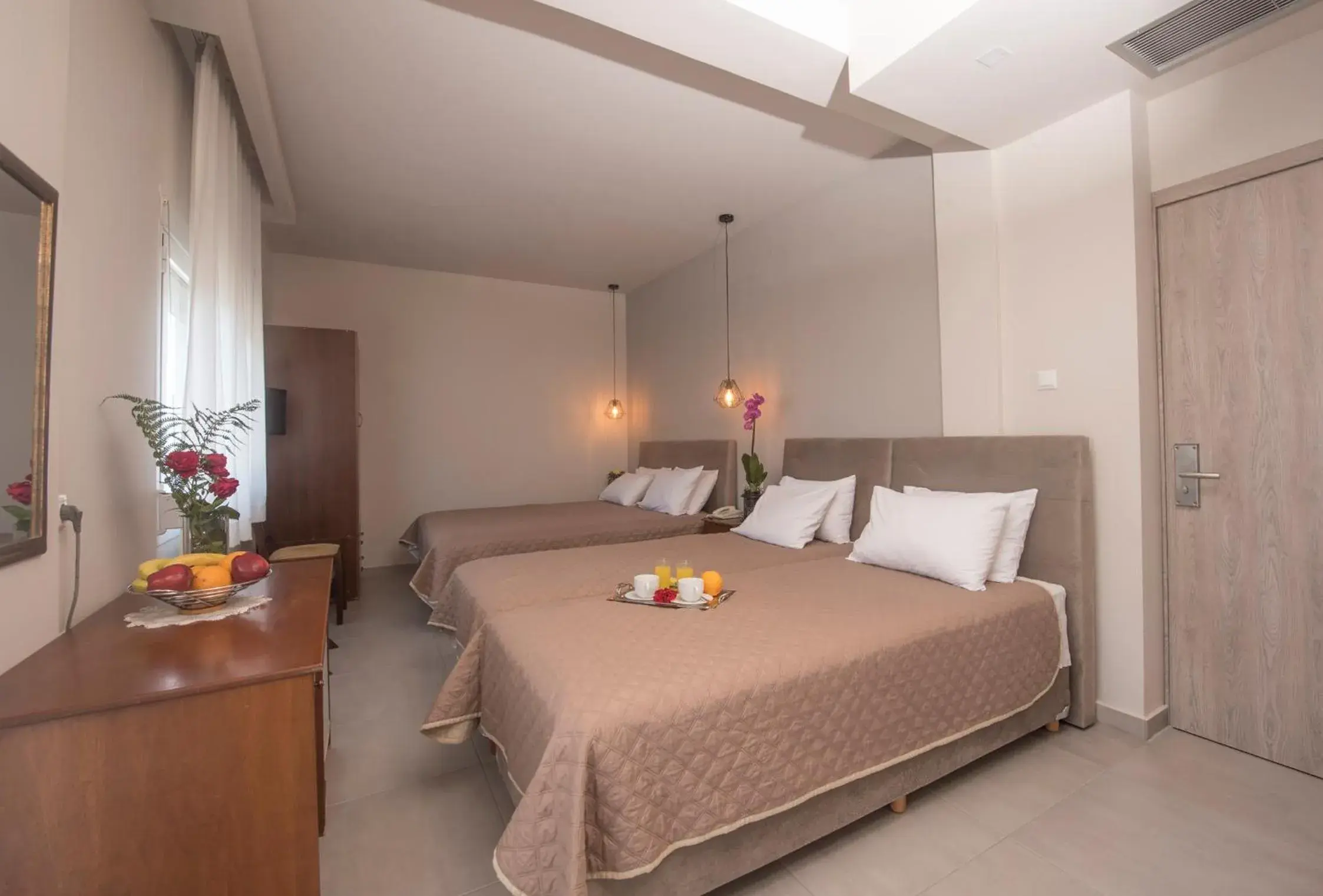 Bedroom, Bed in Filoxenia Hotel