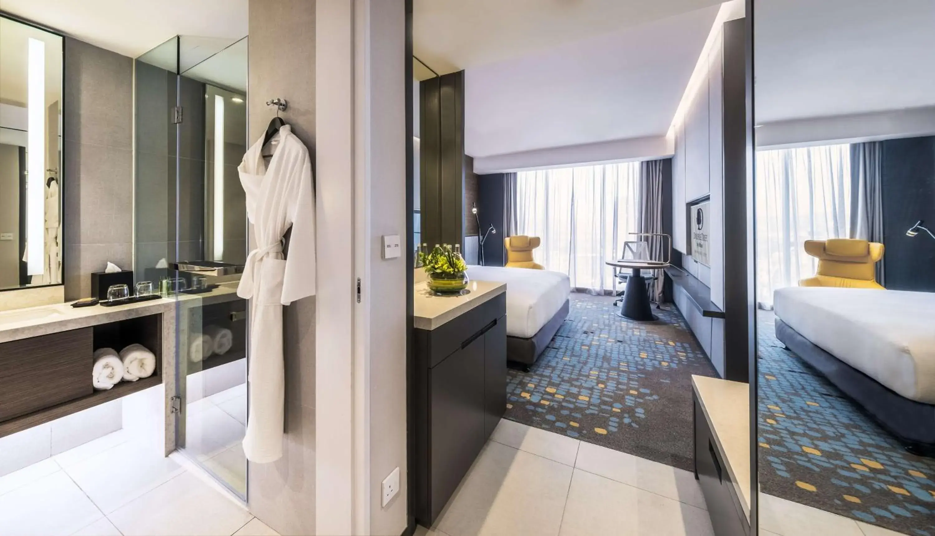 Bed, Bathroom in Doubletree By Hilton Shah Alam I-City
