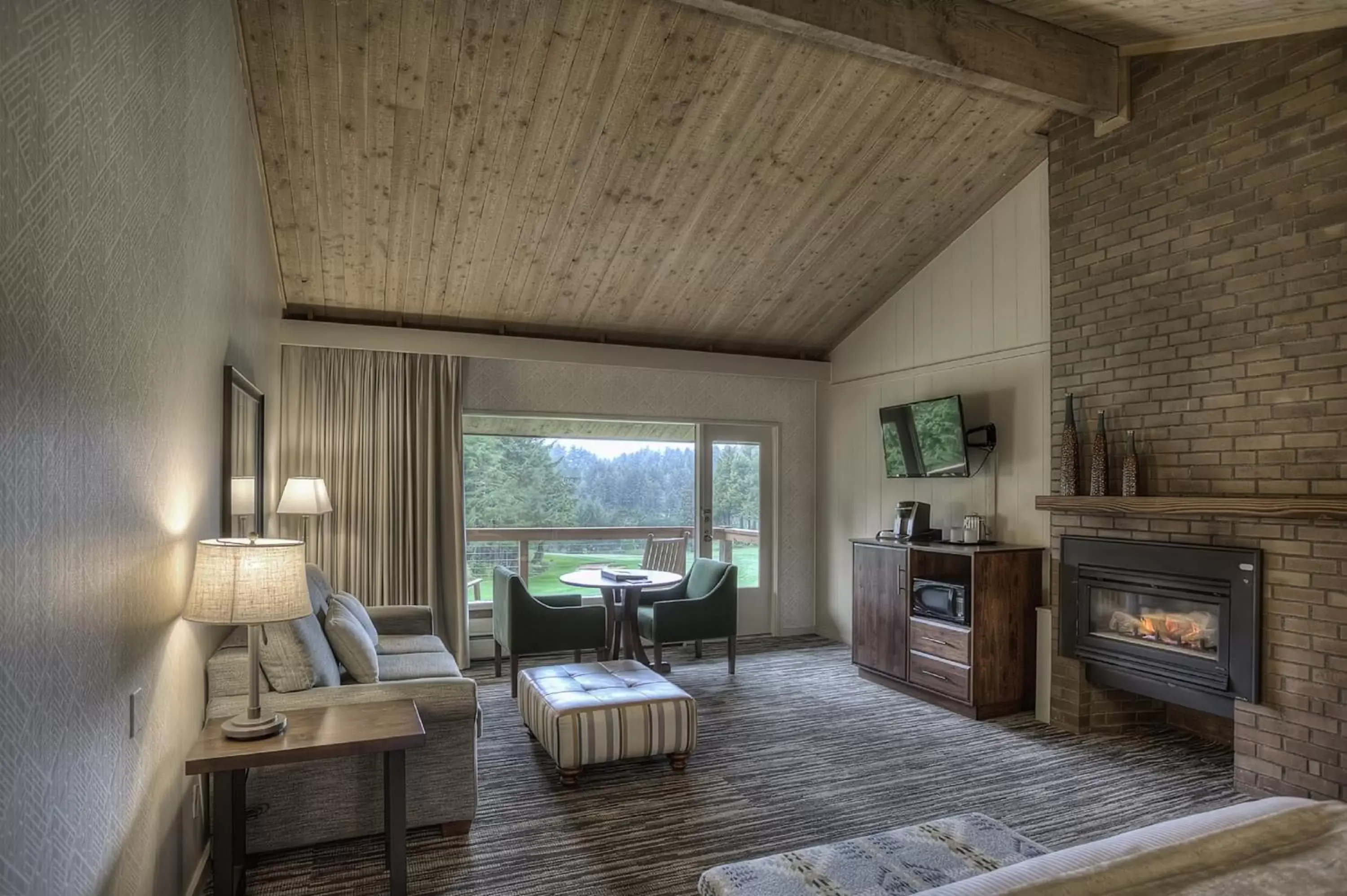 Seating Area in Salishan Coastal Lodge