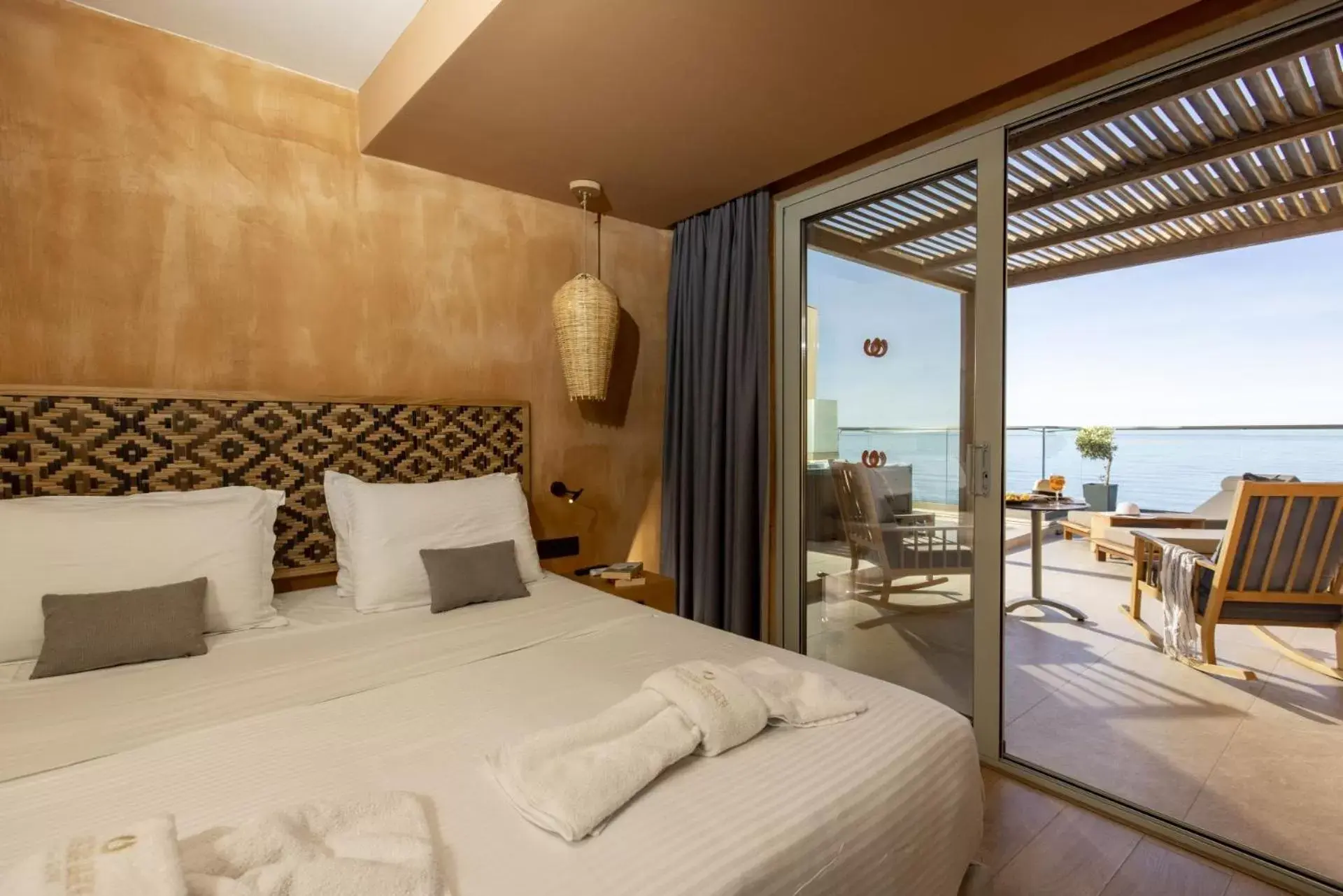 Bed in Palmera Beach Hotel & Spa - Adults Only