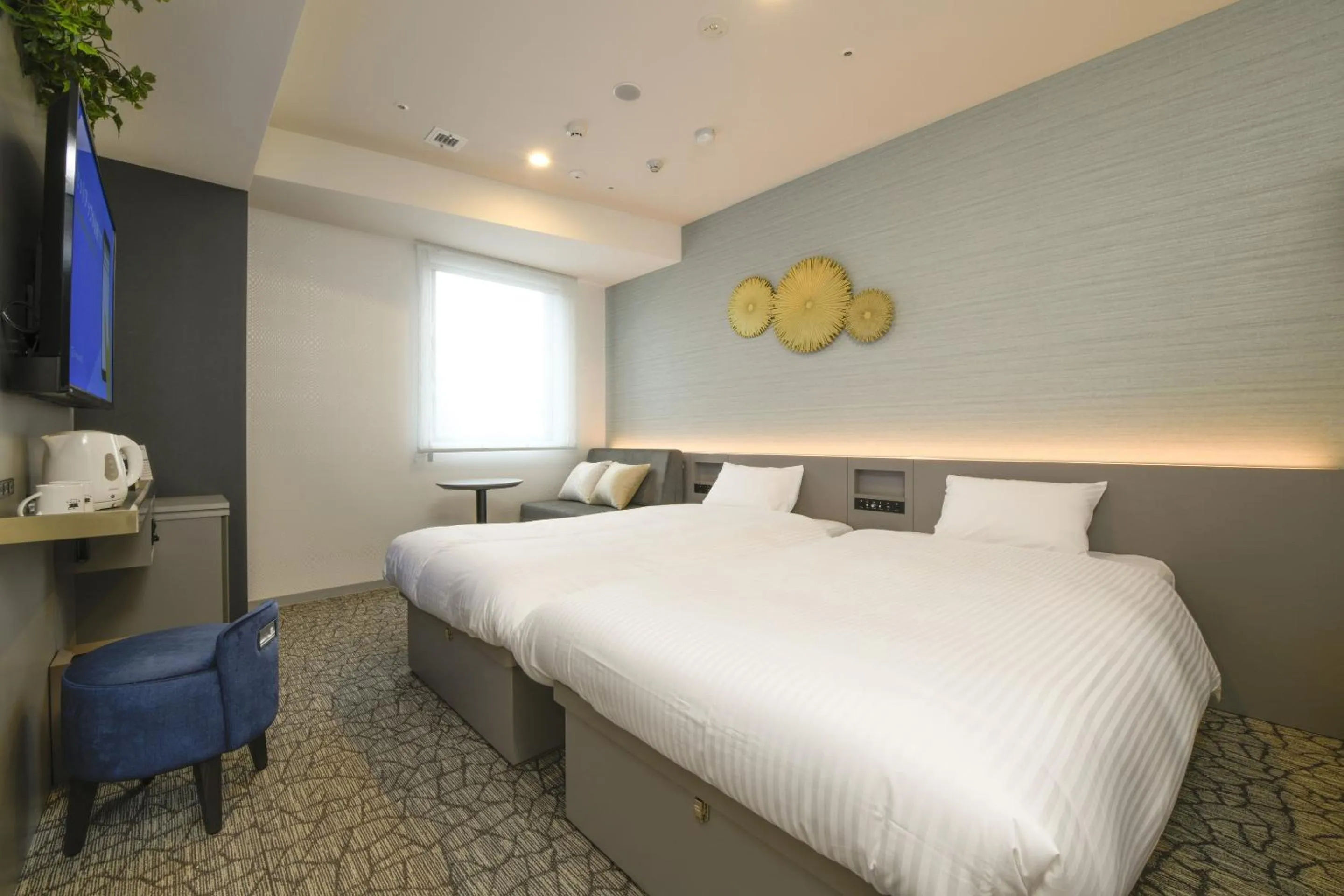 Bed in Henn na Hotel Tokyo Hamamatsucho