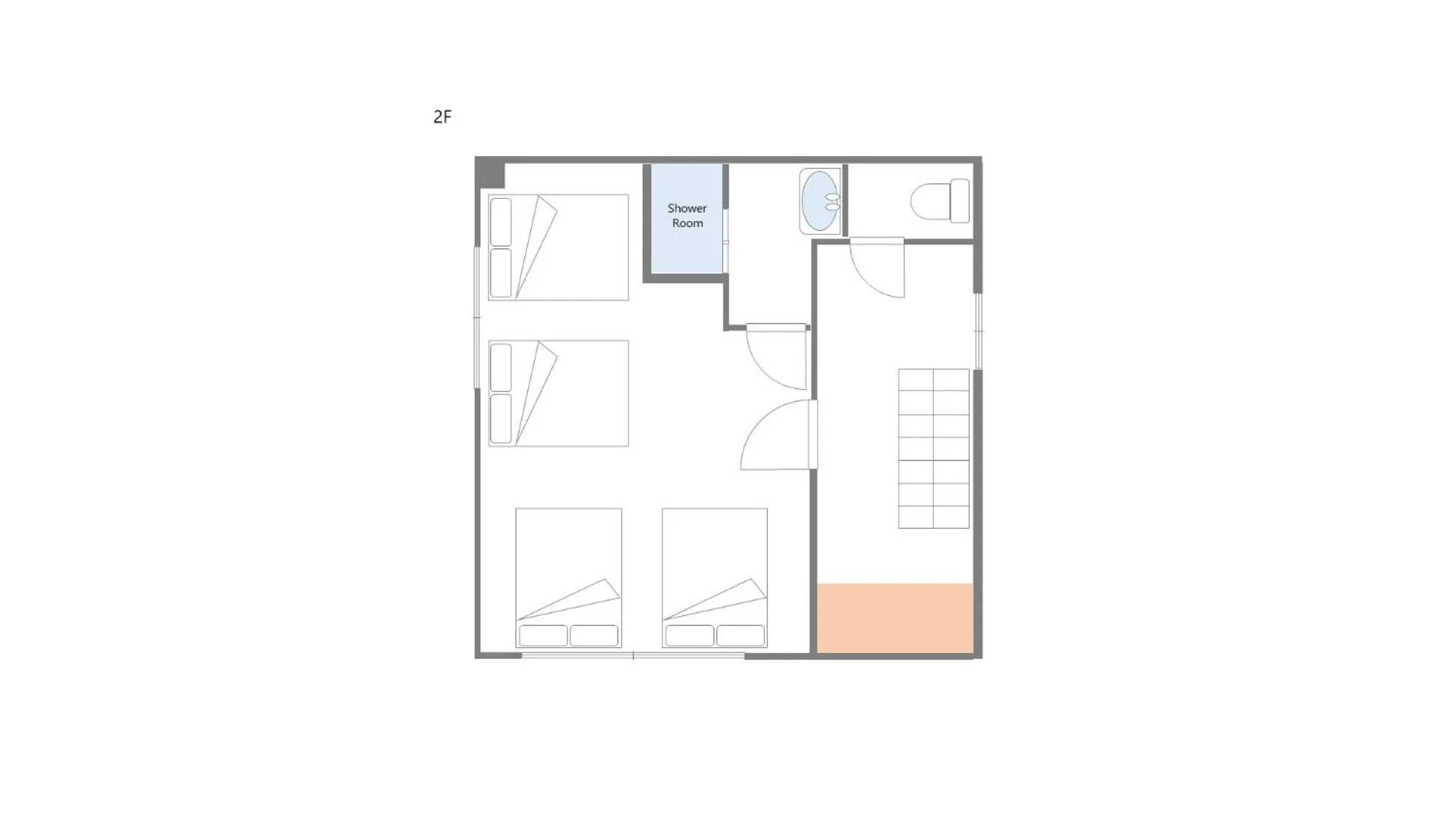 Floor plan in Expected Inn