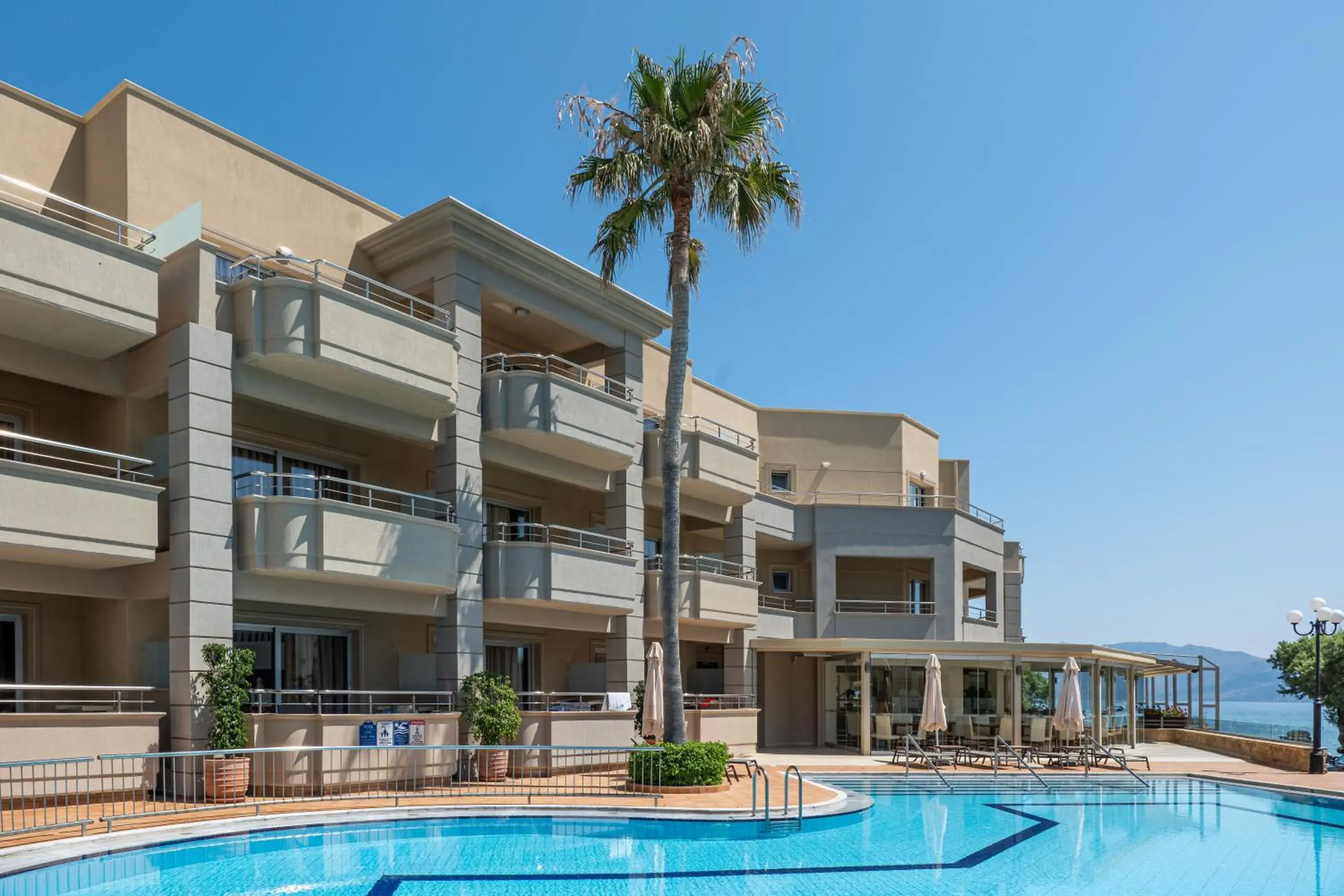 Swimming pool in Molos Bay Hotel Swimming pool in Molos Bay Hotel