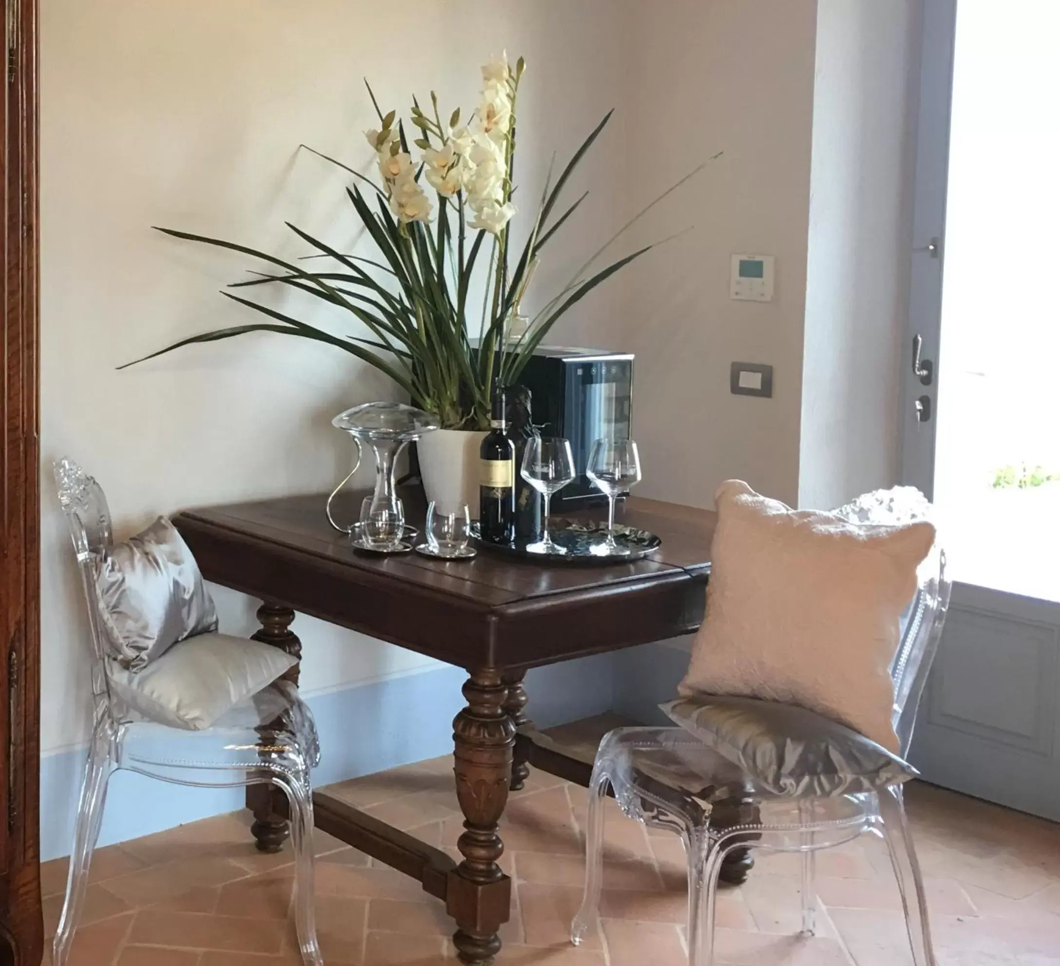 Seating Area in Cordella In Valdorcia Truffle and Olive Oil Resort