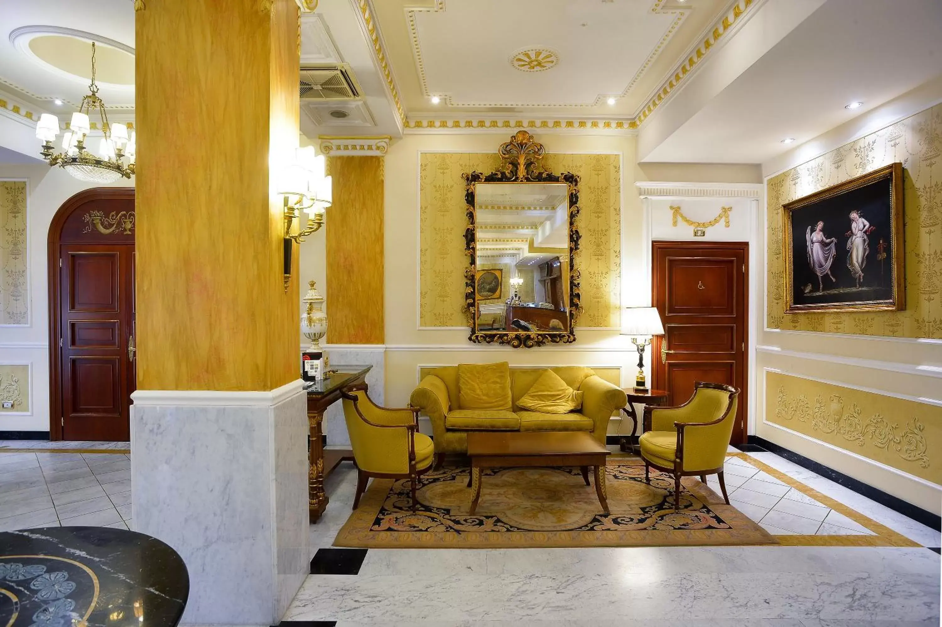 Lobby or reception in Zanhotel Europa Lobby or reception in Zanhotel Europa