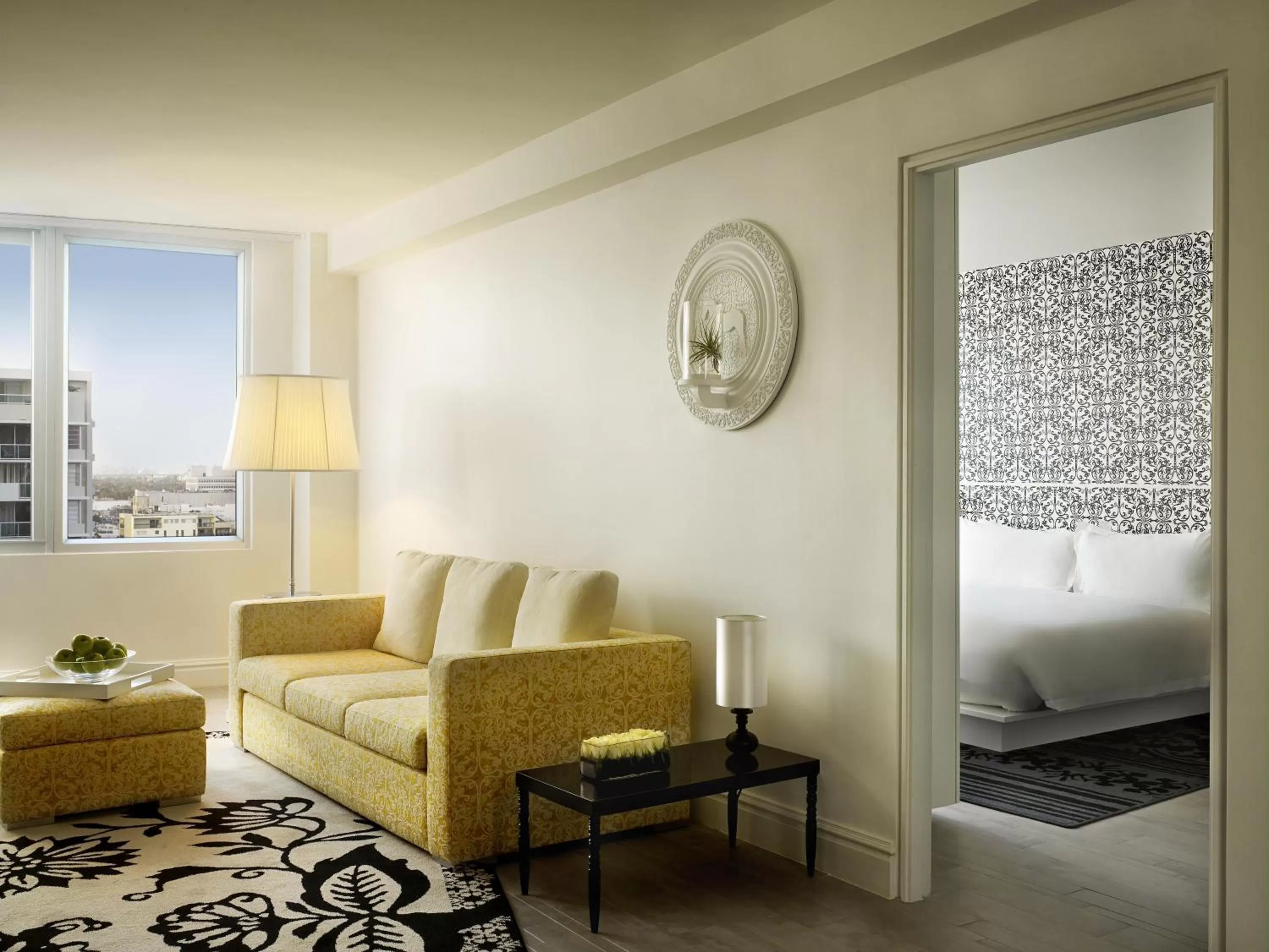 One Bedroom Double Bed City View Suite with Balcony in Mondrian South Beach