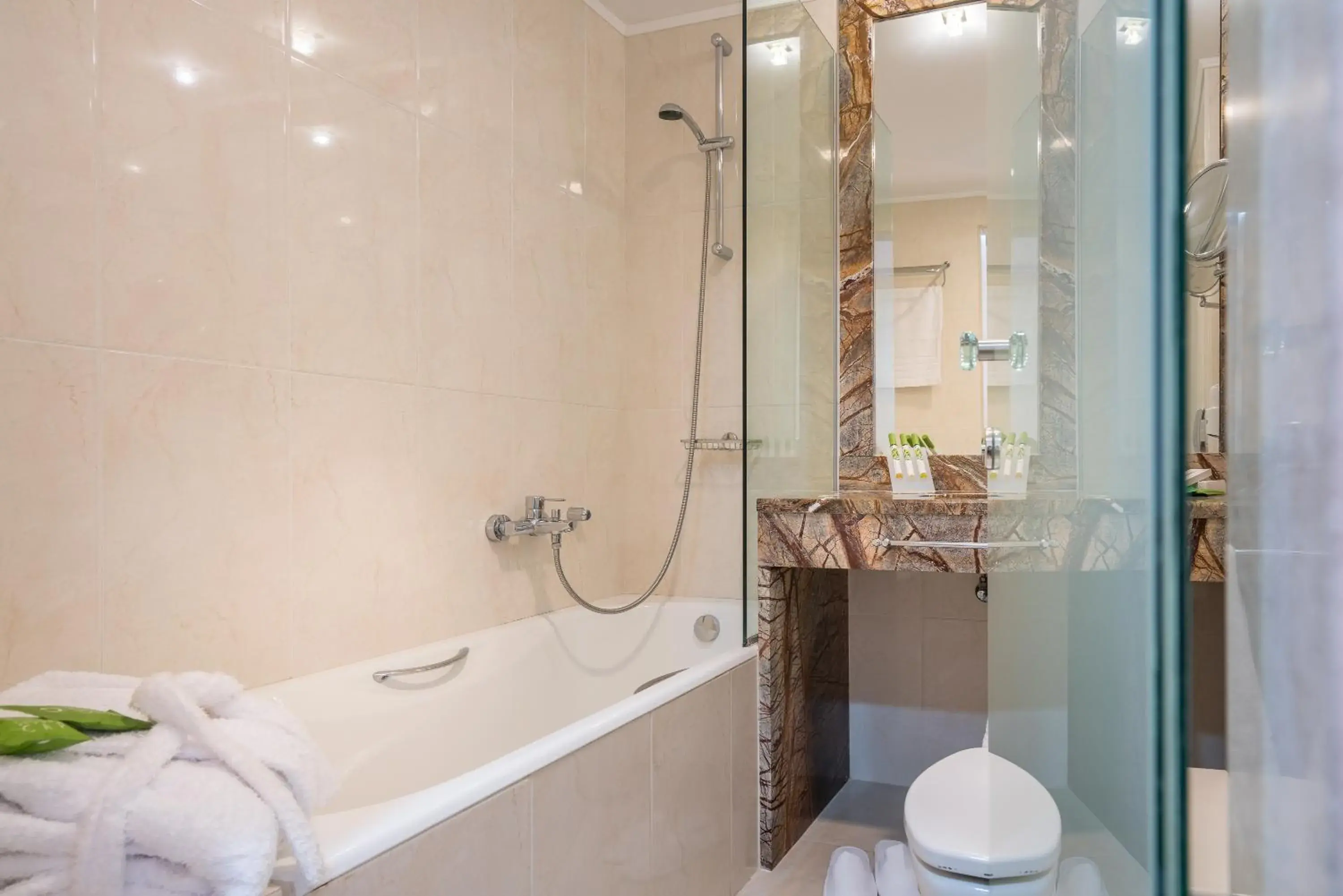 Bathroom in Galaxy Beach Resort BW Premier Collection Bathroom in Galaxy Beach Resort BW Premier Collection