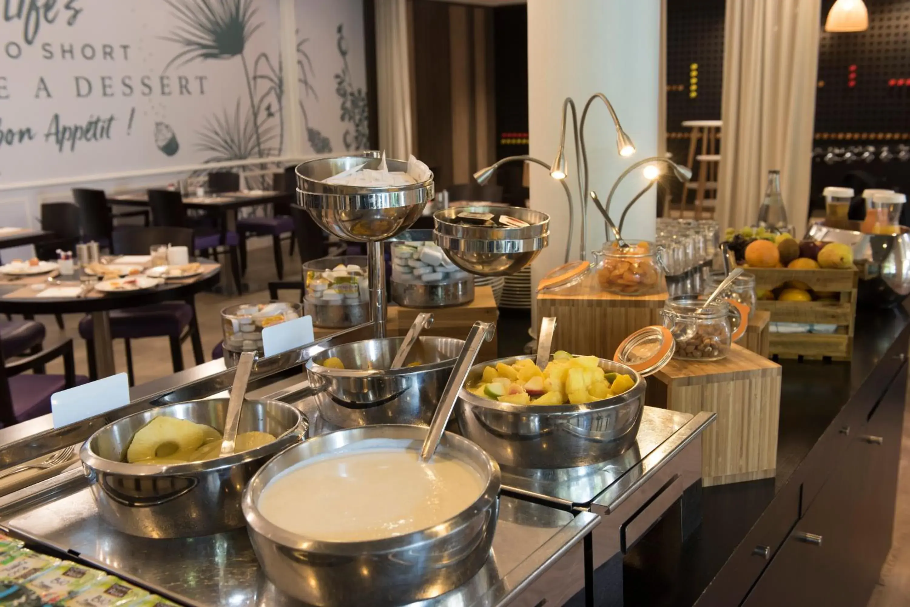 Buffet breakfast in Mercure Antibes Sophia Antipolis