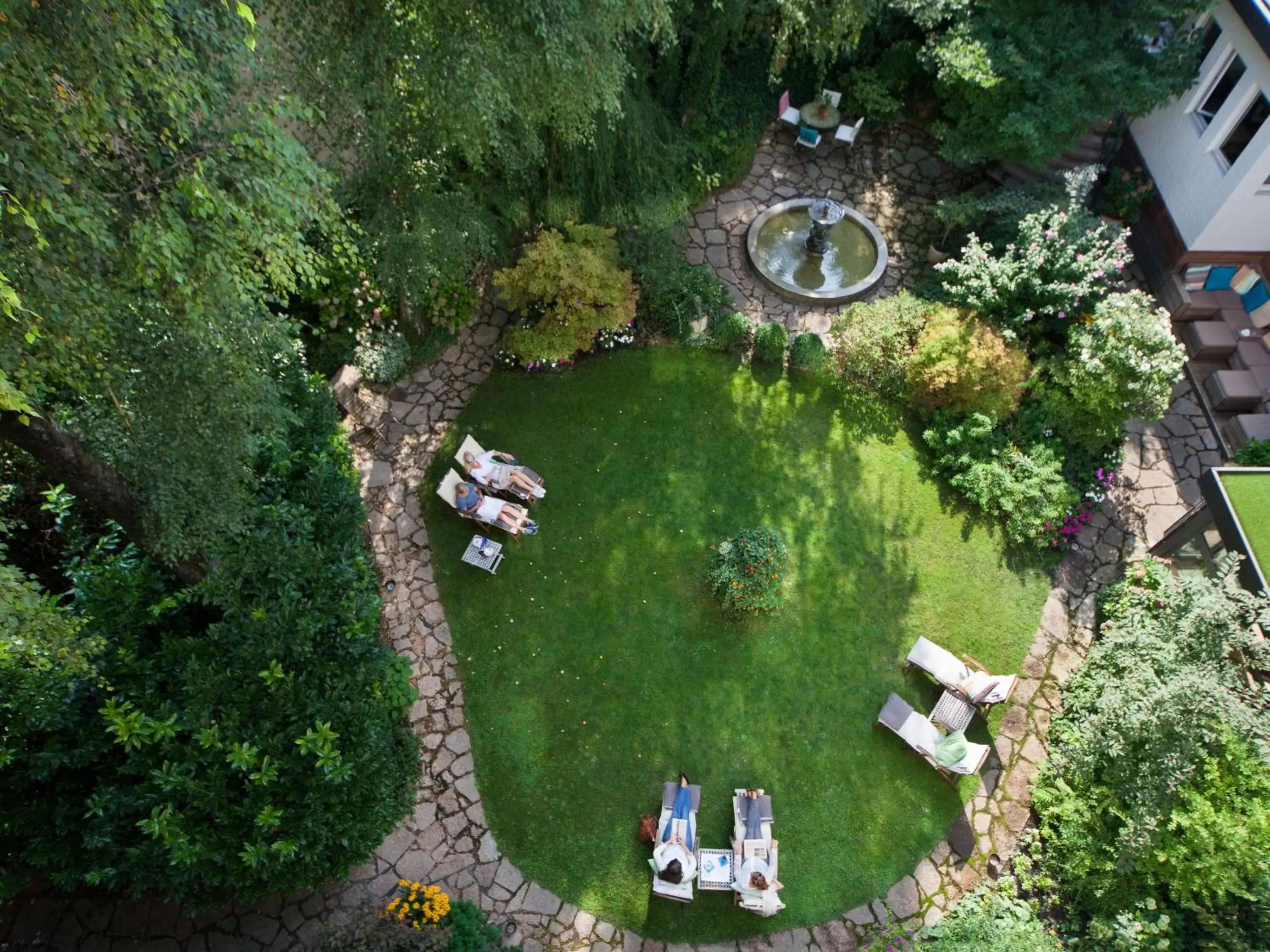 Garden, Bird's-eye View in Boutique Hotel Auersperg