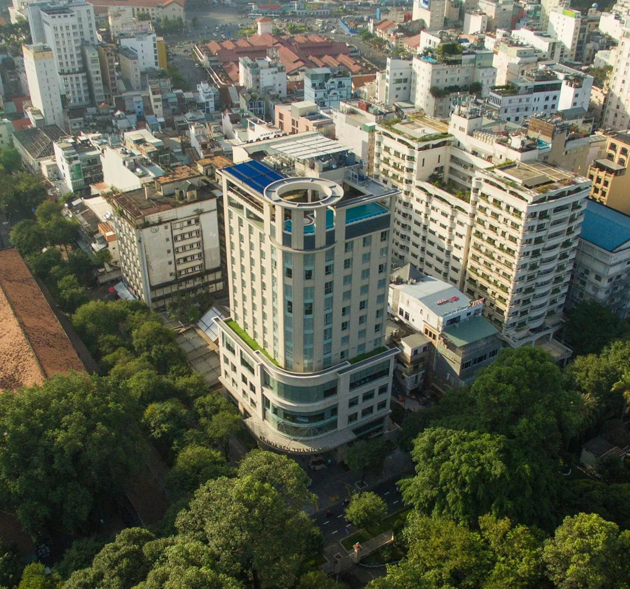 Property building, Bird's-eye View in Central Palace Hotel