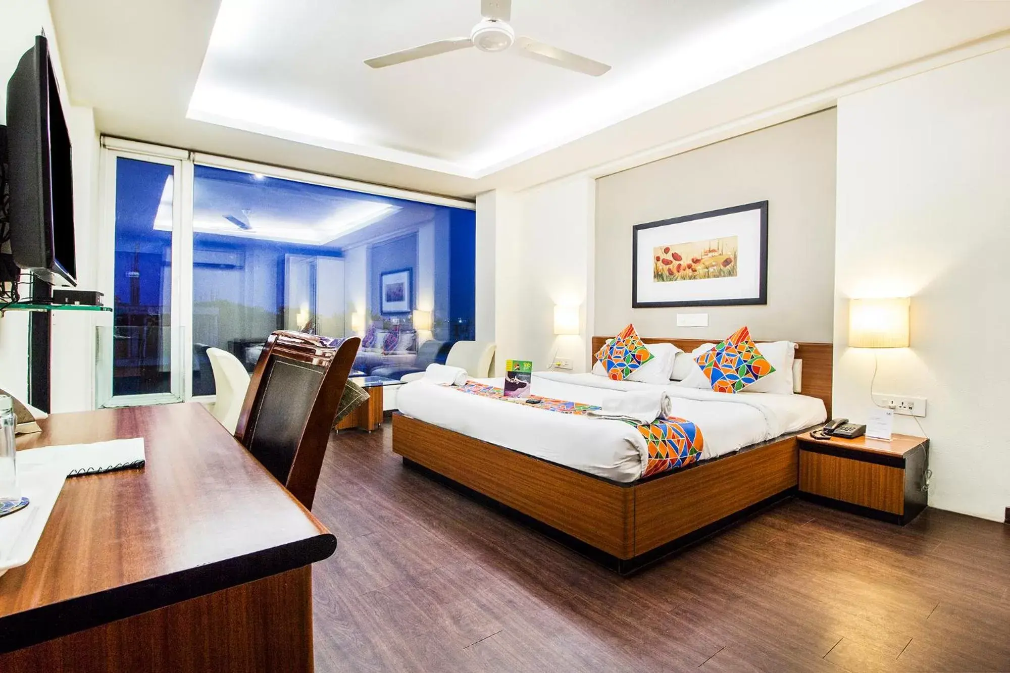 Bed in FabHotel Prime Avenue Bed in FabHotel Prime Avenue