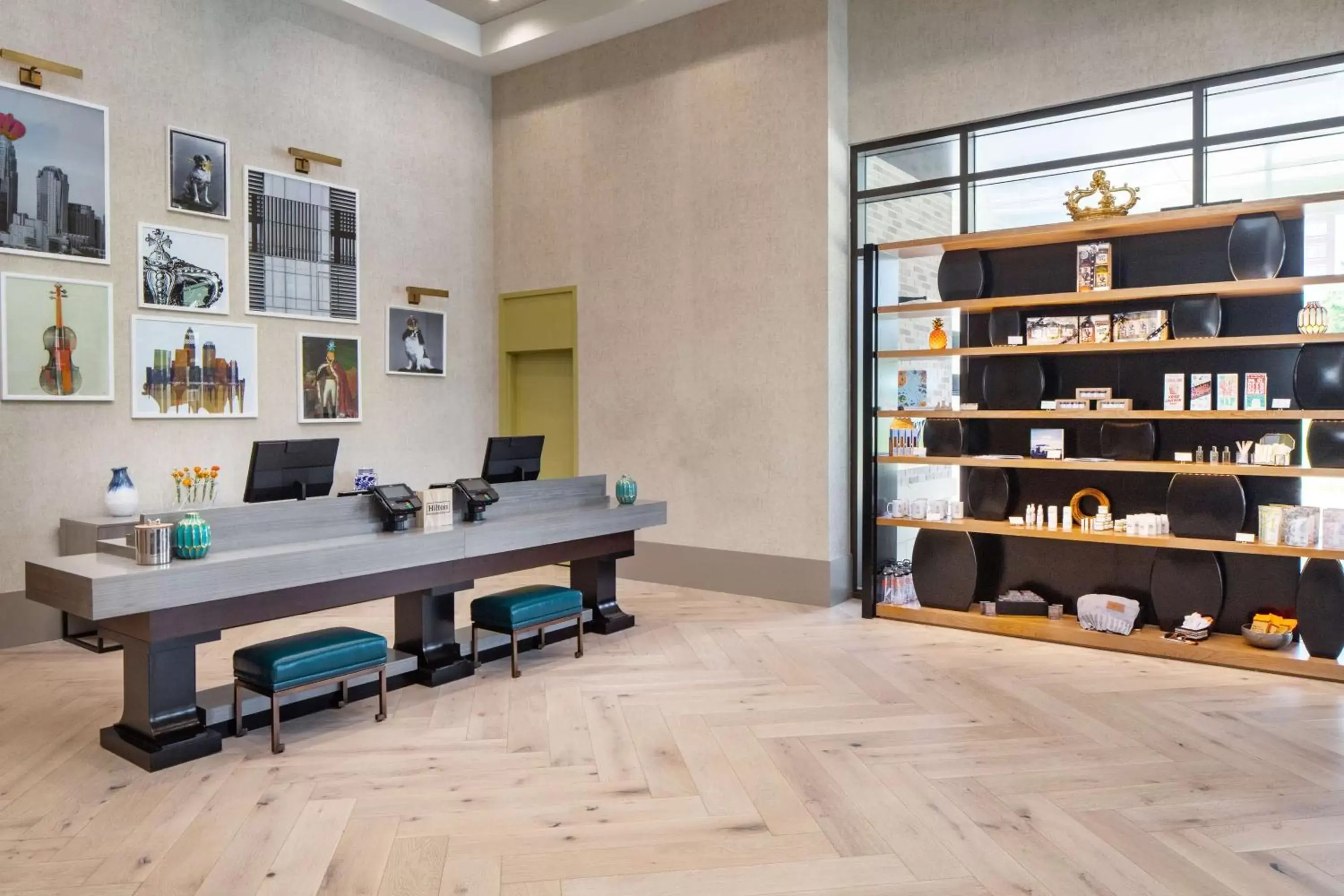 Lobby or reception in Canopy By Hilton Charlotte SouthPark