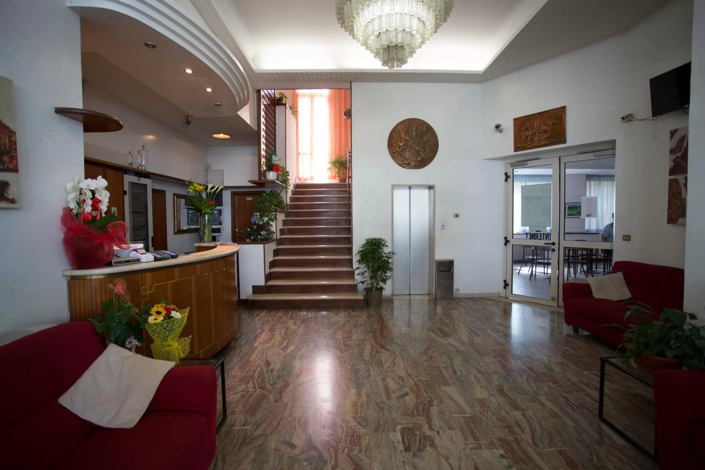 Lobby or reception in Hotel Europa