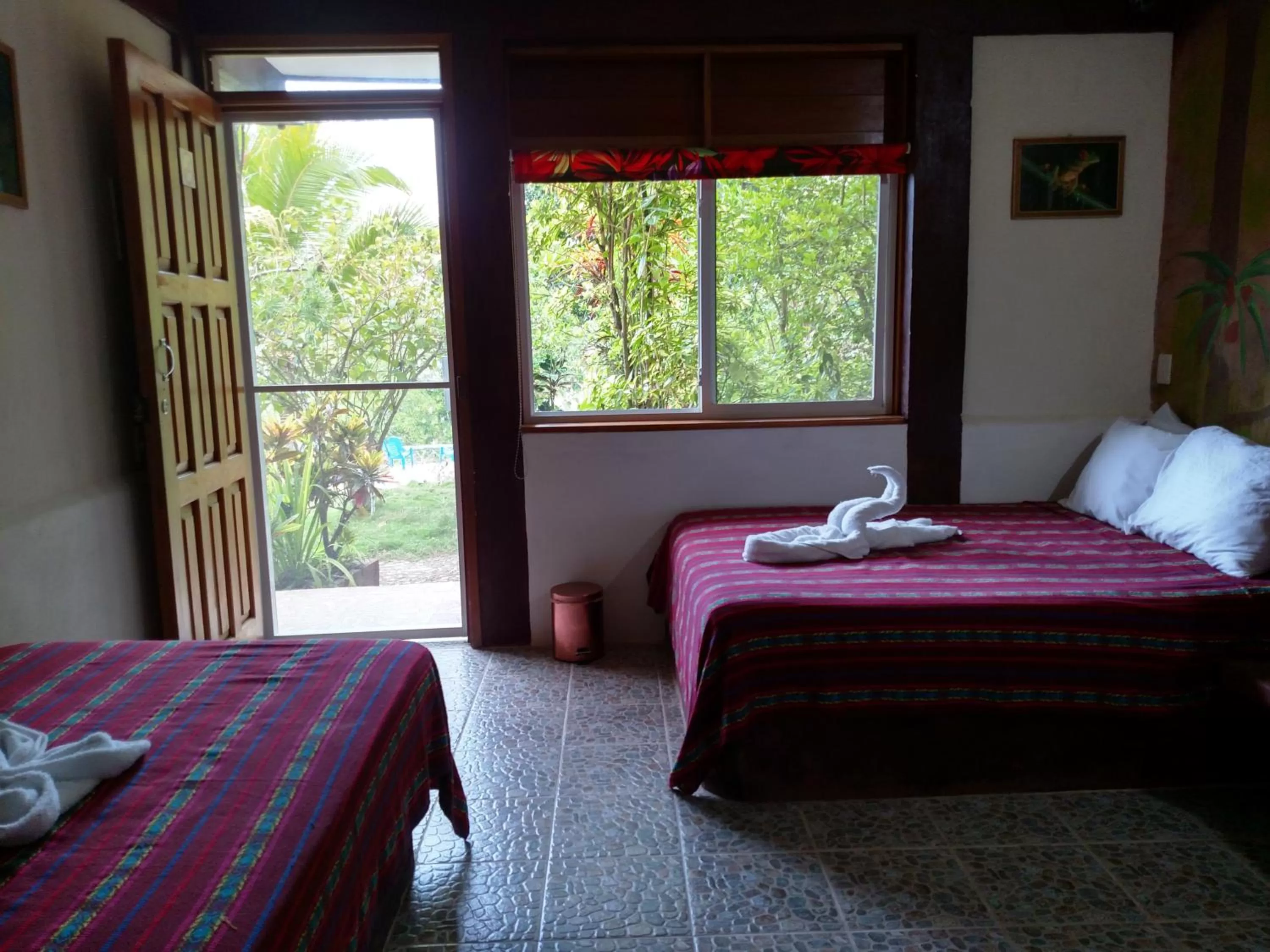 Bed in Zapote Tree Inn