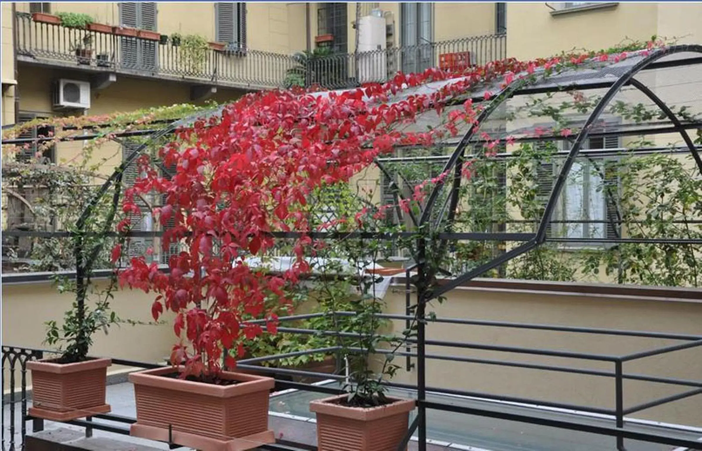 Balcony/Terrace in Hotel Roma e Rocca Cavour