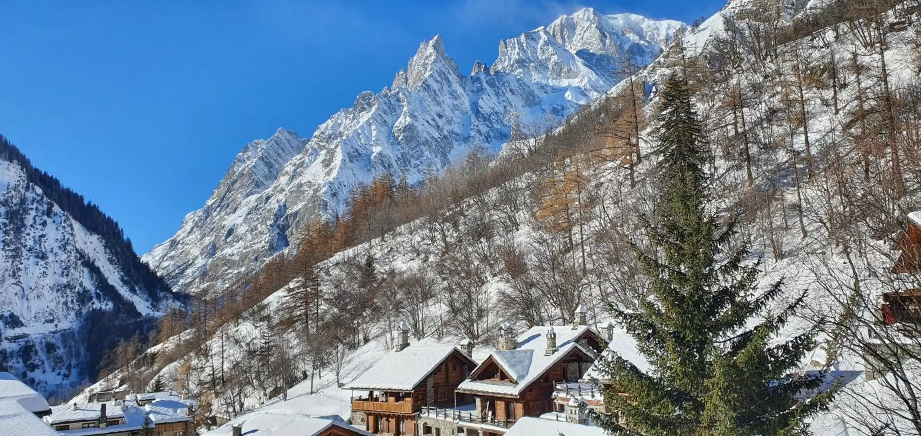 View (from property/room), Winter in Hotel Dente Del Gigante