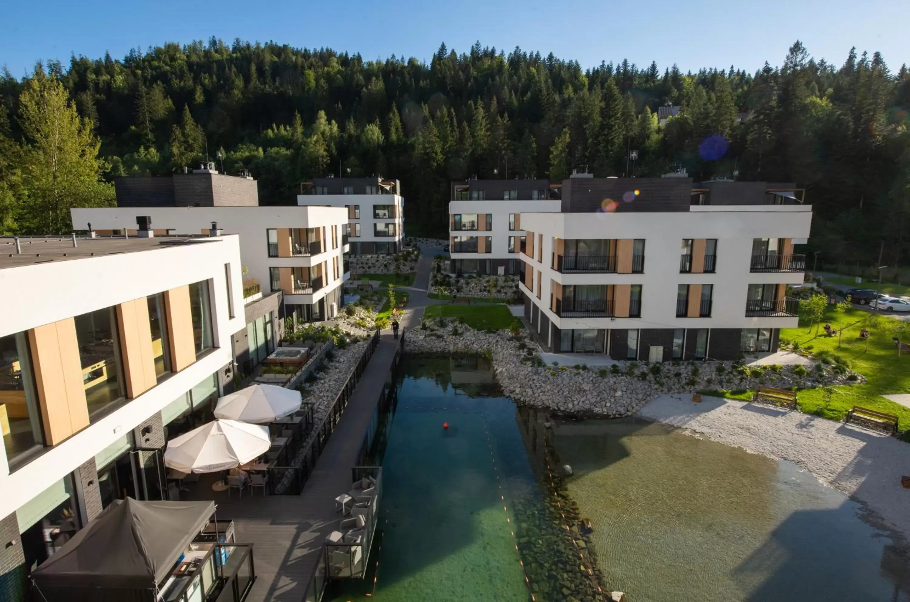 Bird's eye view in VISLOW Resort Bird's eye view in VISLOW Resort