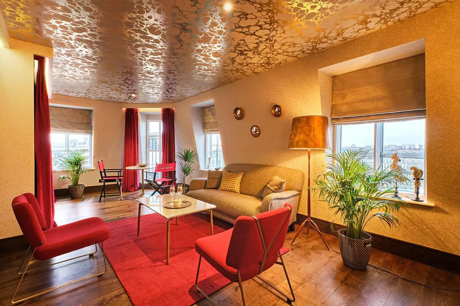 Living room in The Megaro Hotel - Kings Cross St Pancras, London