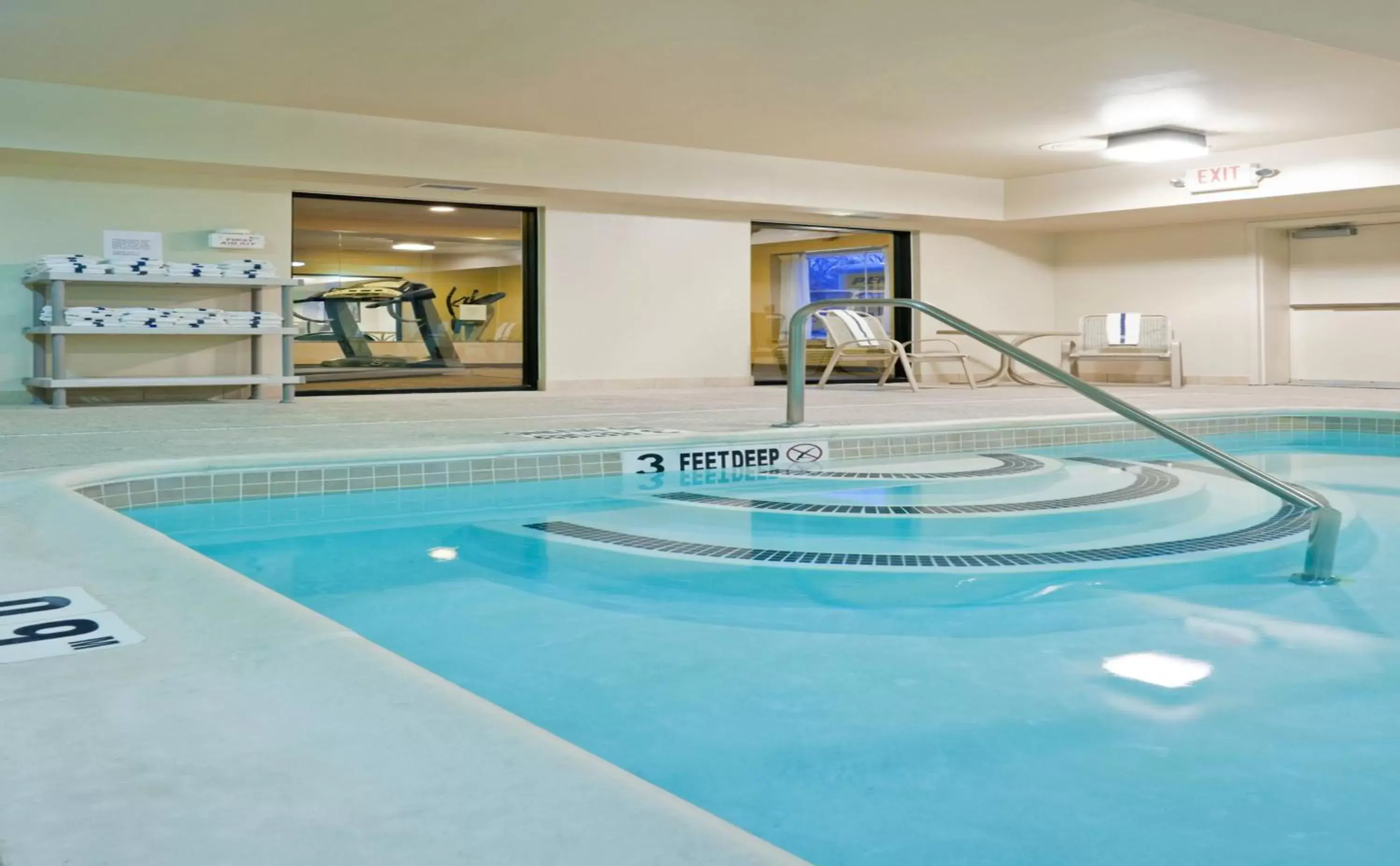 Swimming Pool in Holiday Inn Express Hotel & Suites Clifton Park, an IHG Hotel