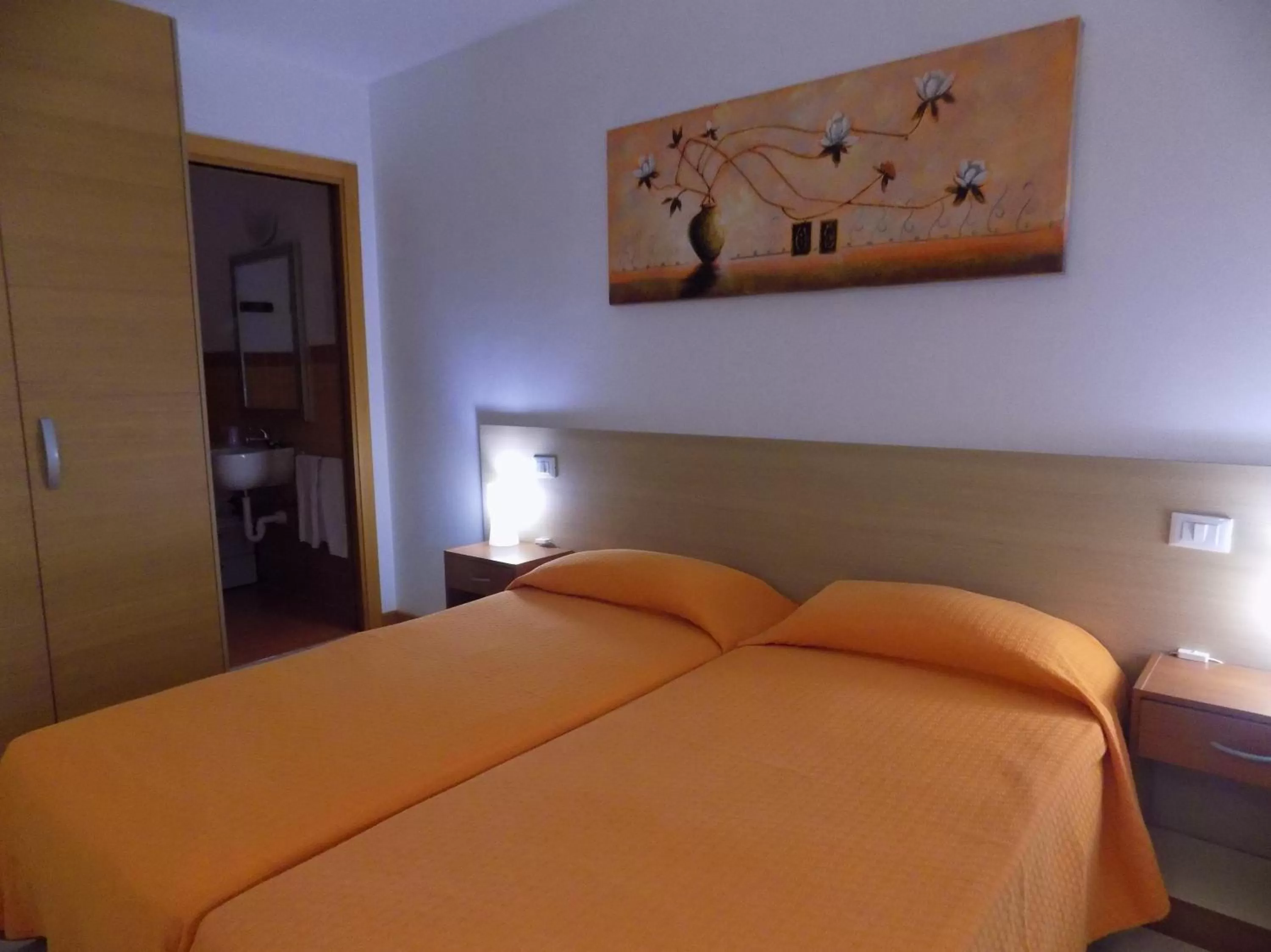 Bed in Hotel Residence Sole