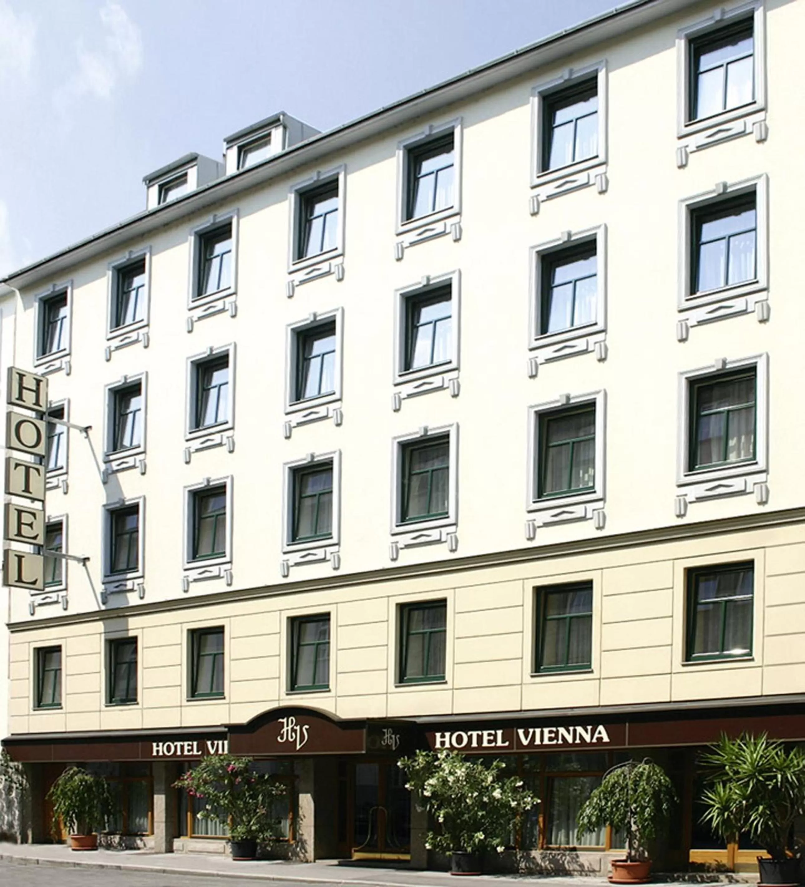 Facade/entrance in Hotel Vienna beim Prater