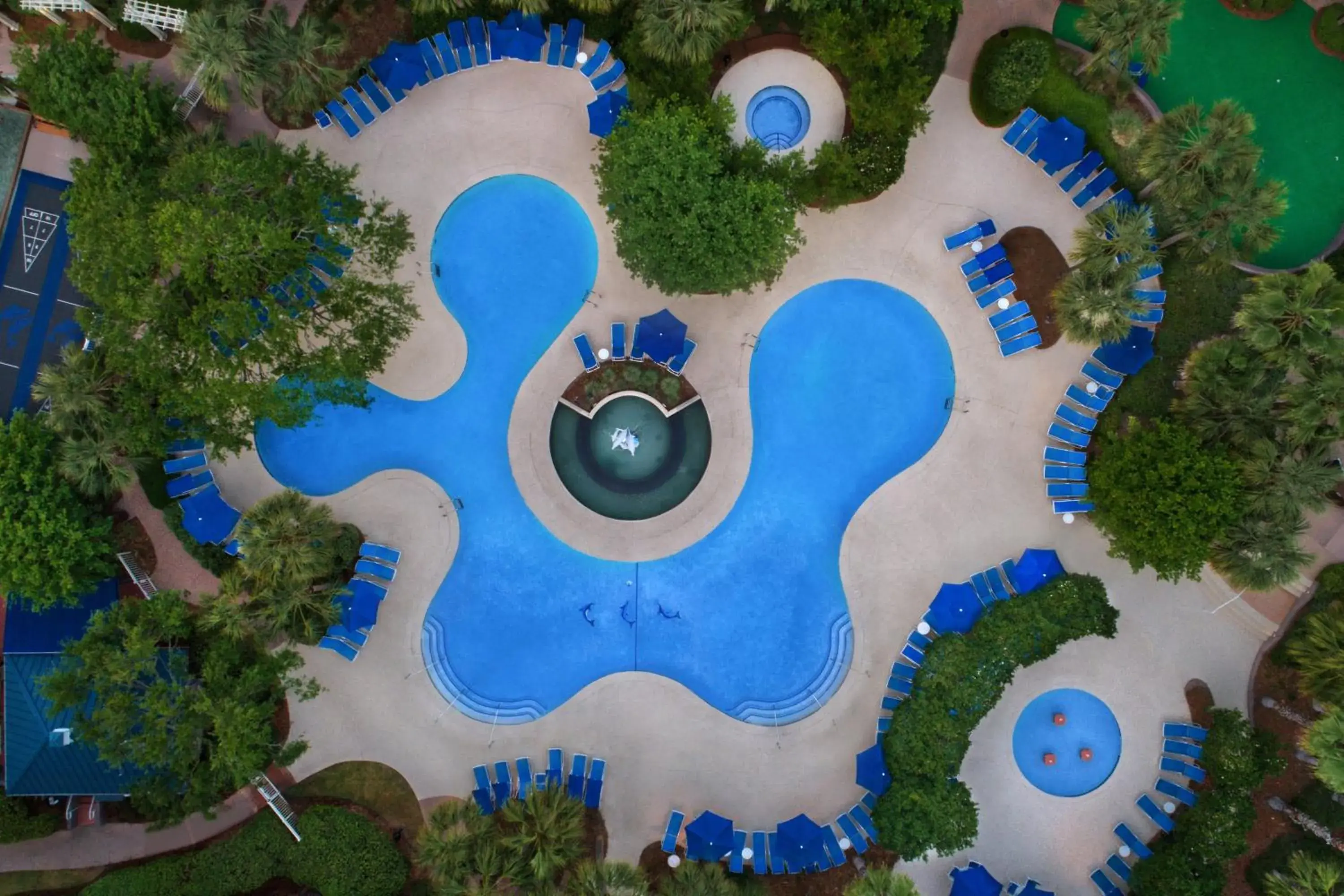 Swimming pool, Bird's-eye View in Marriott's Grande Ocean