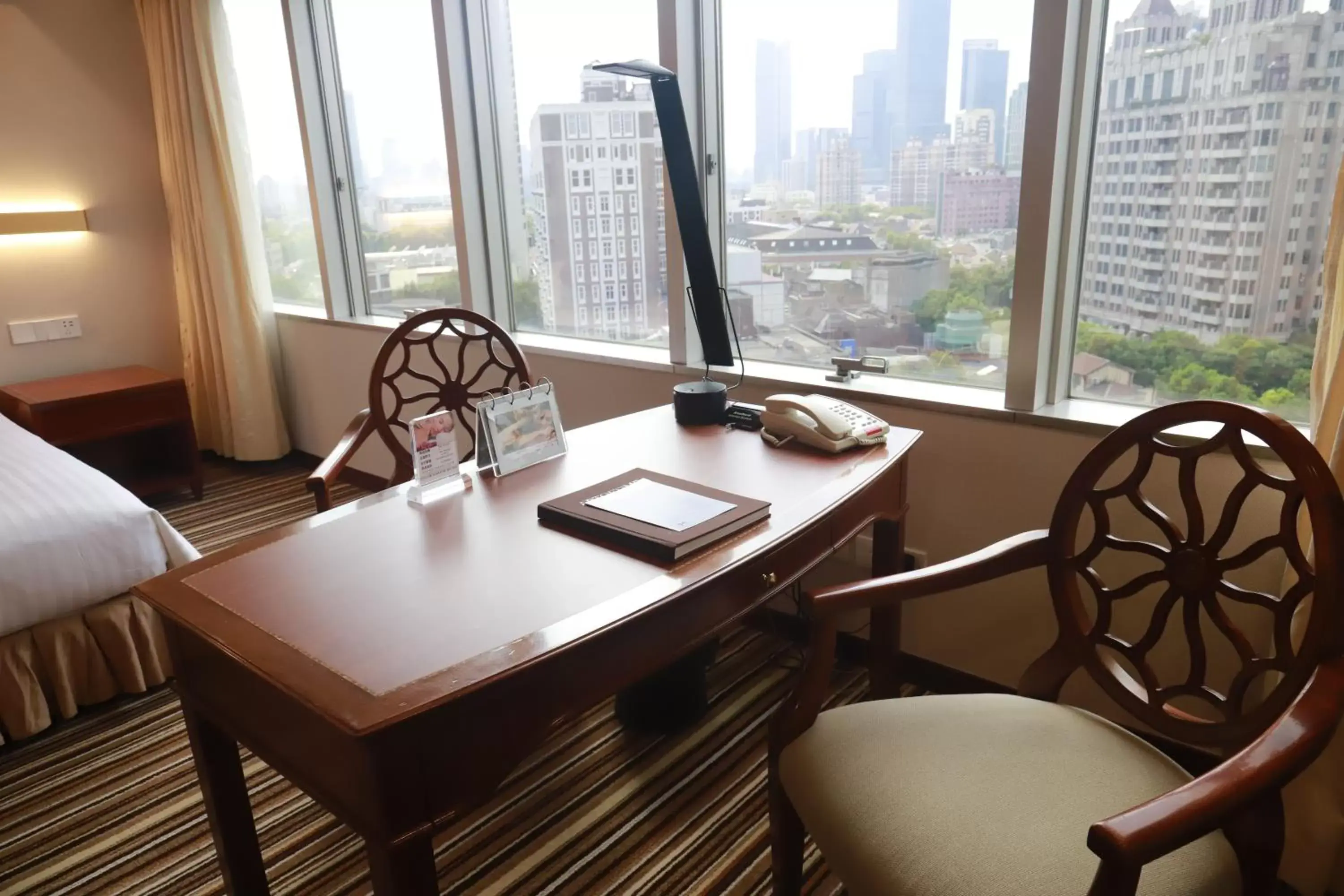 Seating area in Jin Jiang Tower