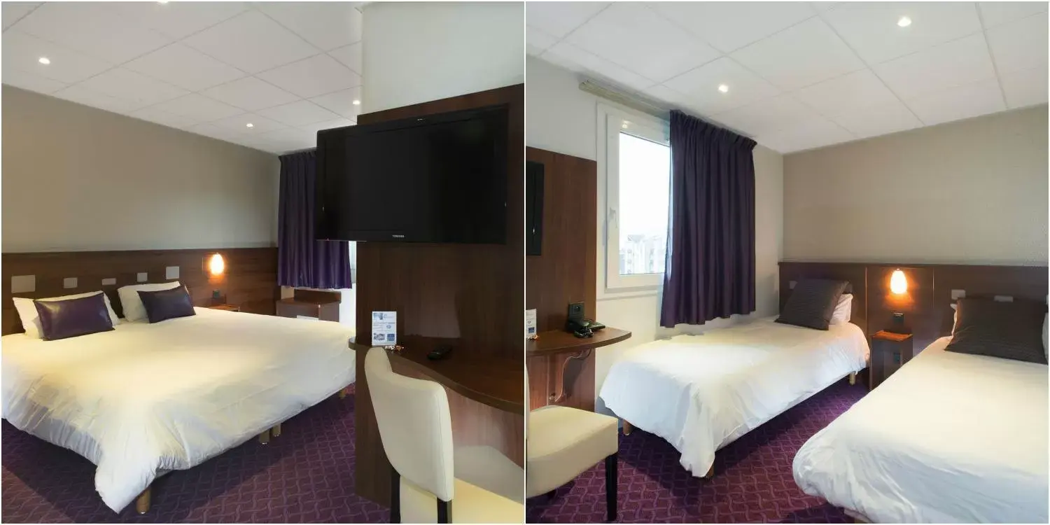 Bed in Brit Hotel Tours Sud – Le Cheops