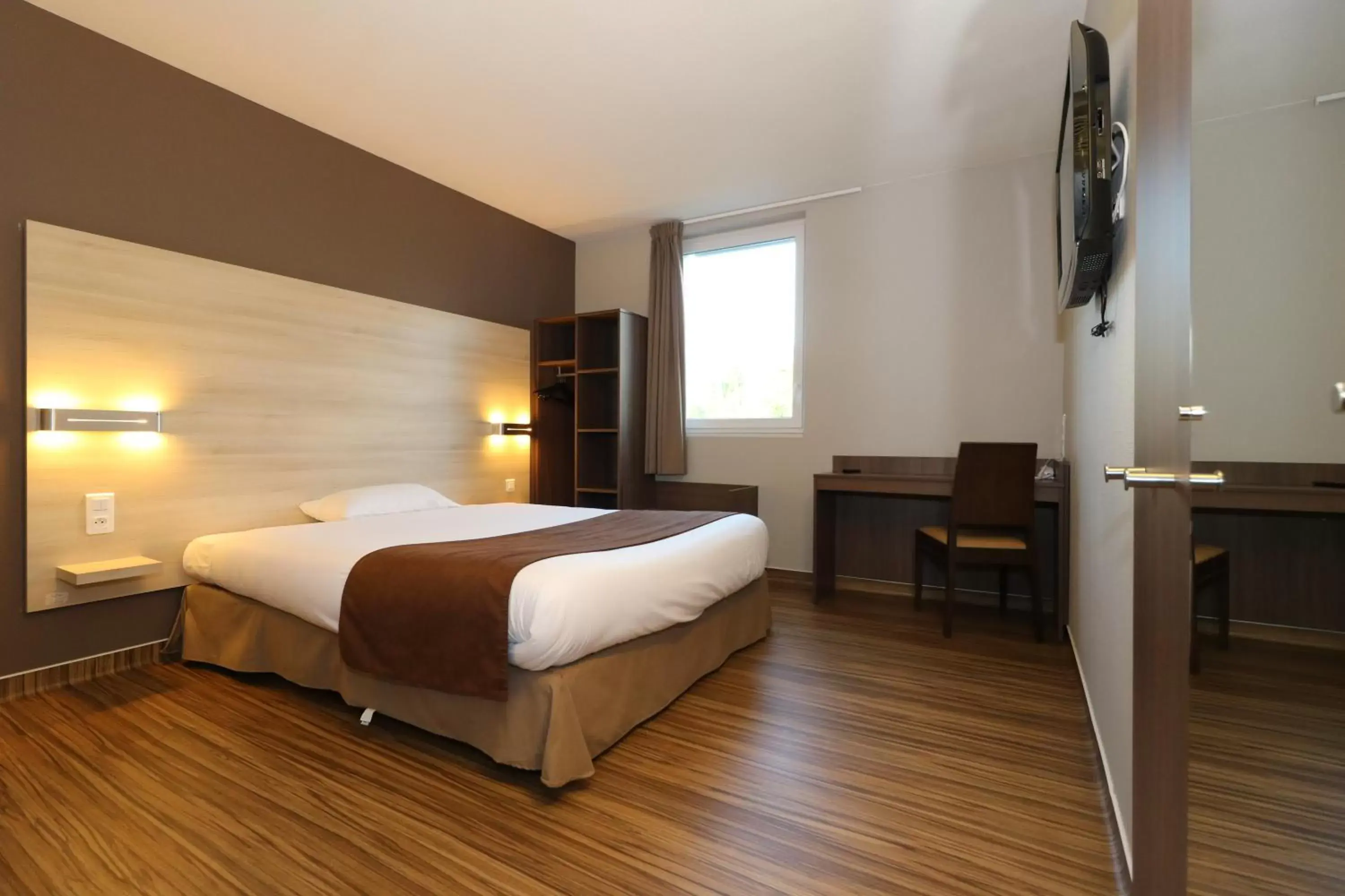 Bed in Ekho Hotel Grenoble Nord Saint Egrève