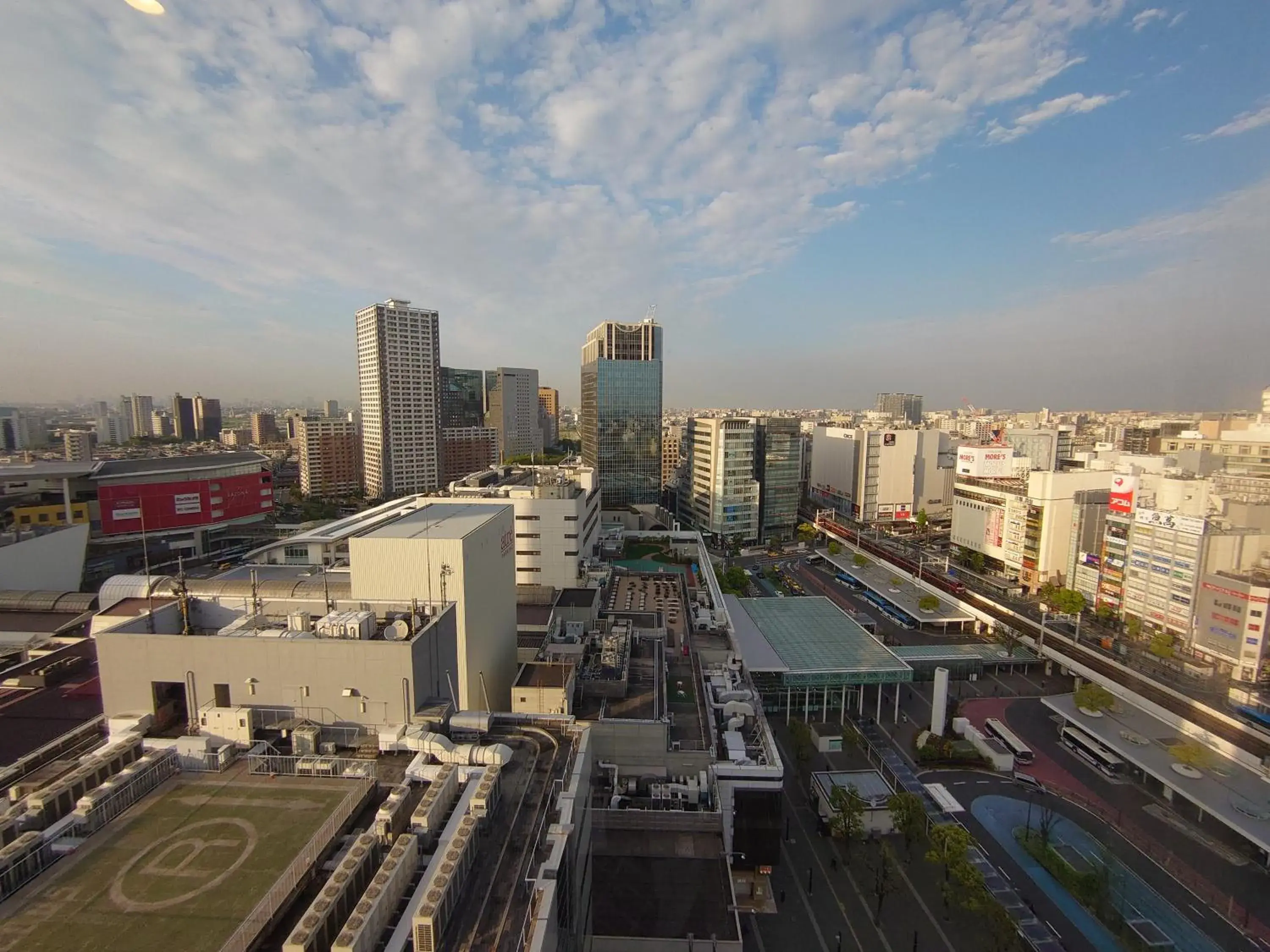 City view in Kawasaki Nikko Hotel