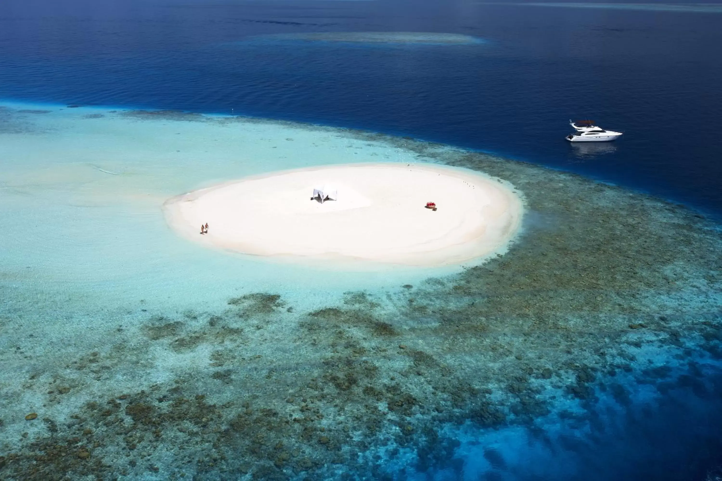 Day, Bird's-eye View in Baros Maldives