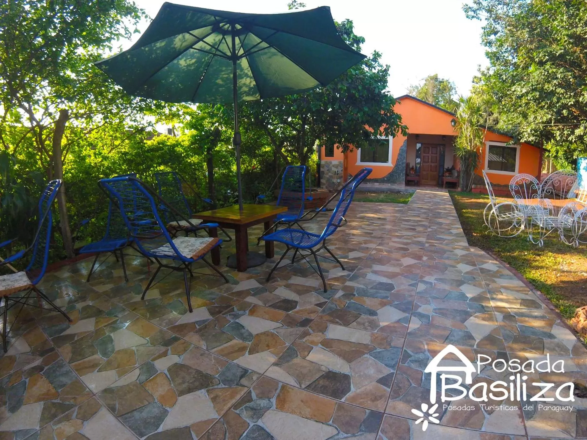 Garden in Posada Basiliza, Encarnación PY