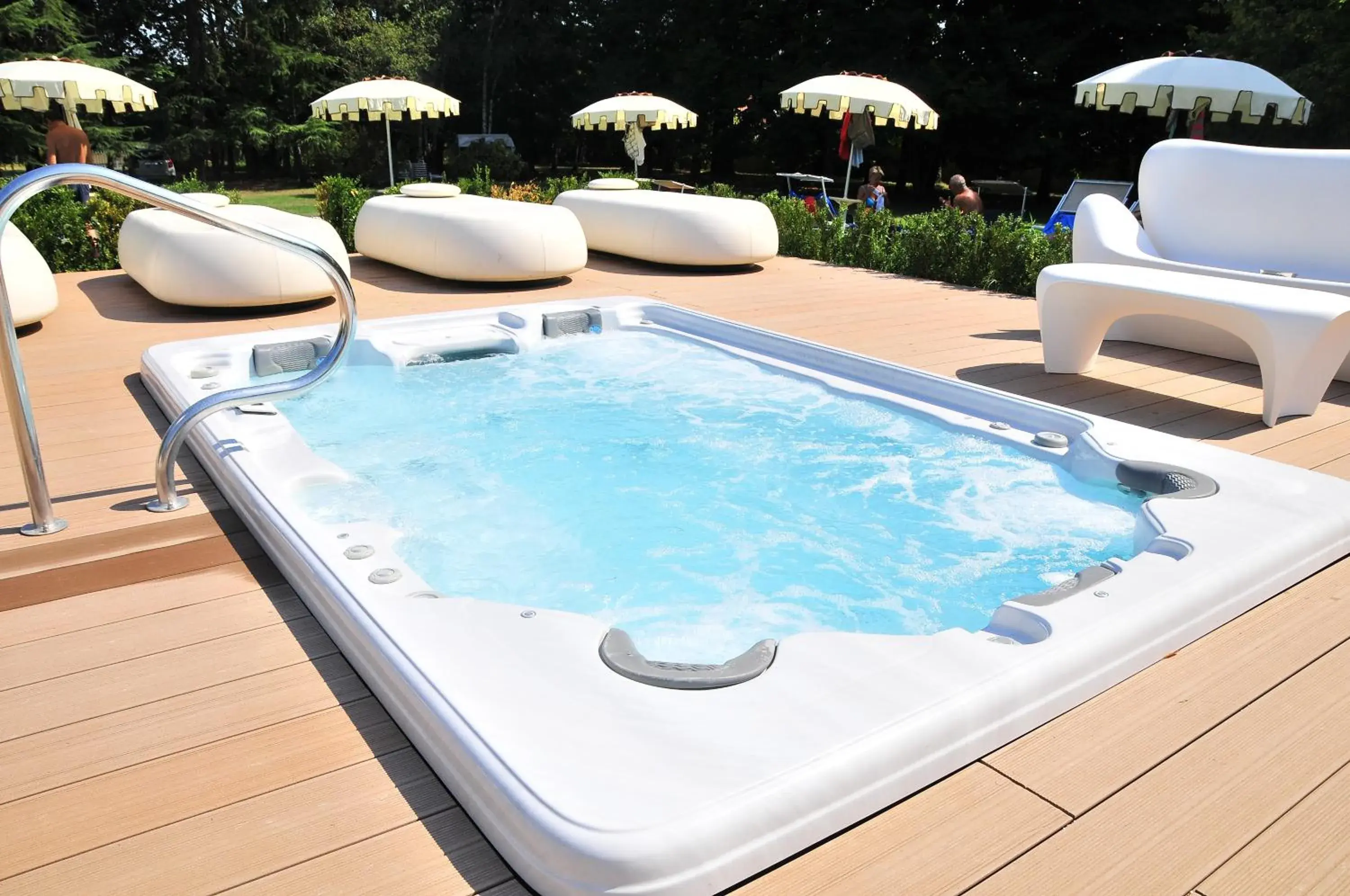 Hot Tub, Swimming Pool in Park Hotel Villa Giustinian