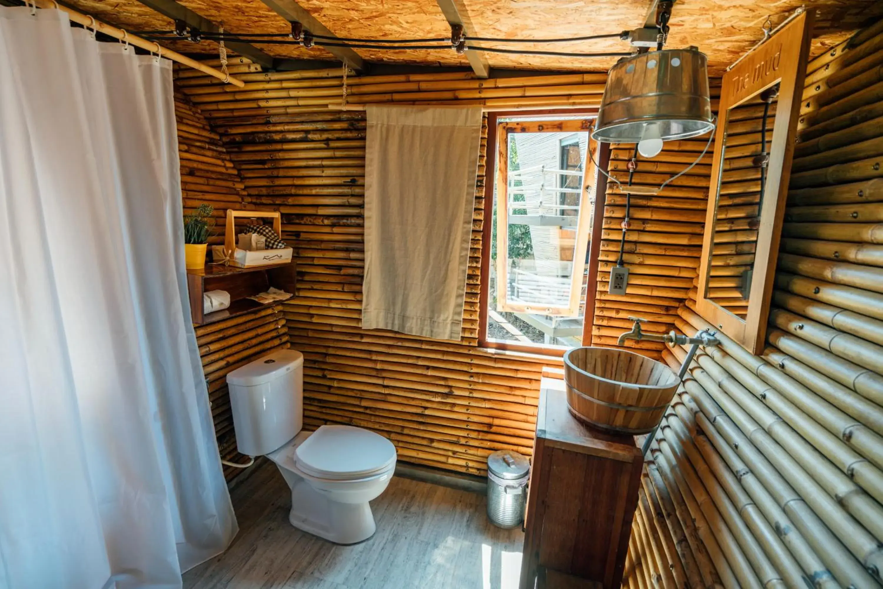 Bathroom in The Mud - Eco Hotel
