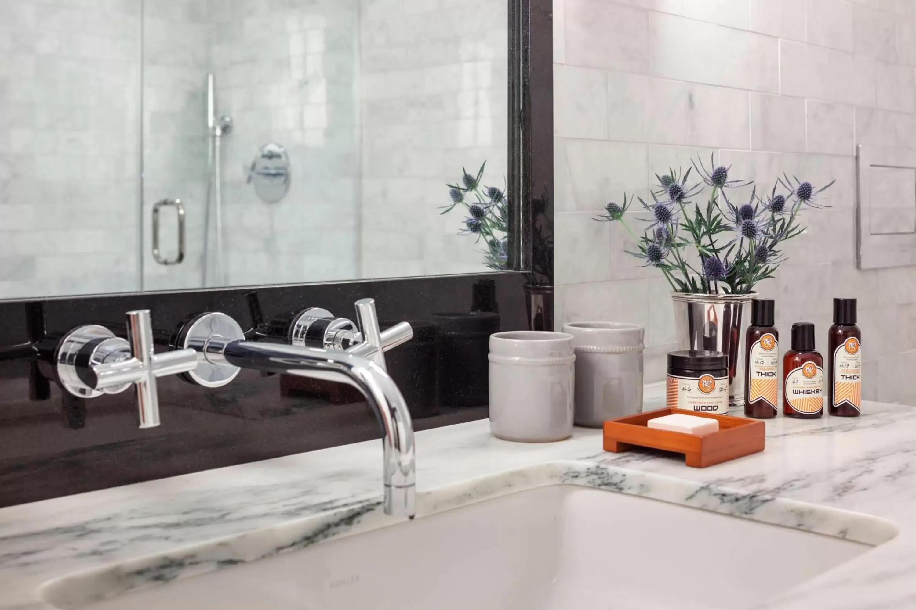 Bathroom in The Press Hotel, Autograph Collection