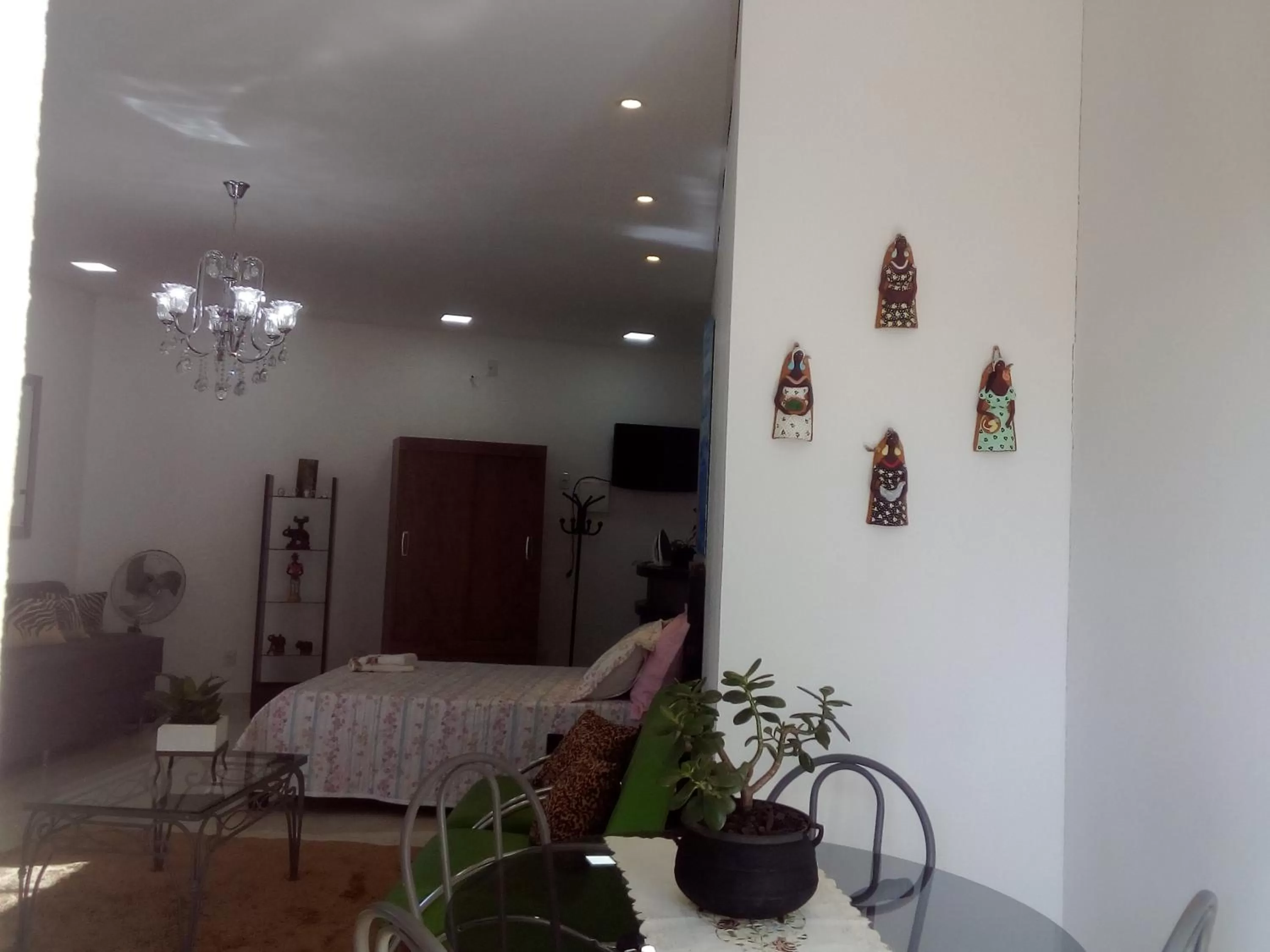 Bed in Pousada Bom Sono