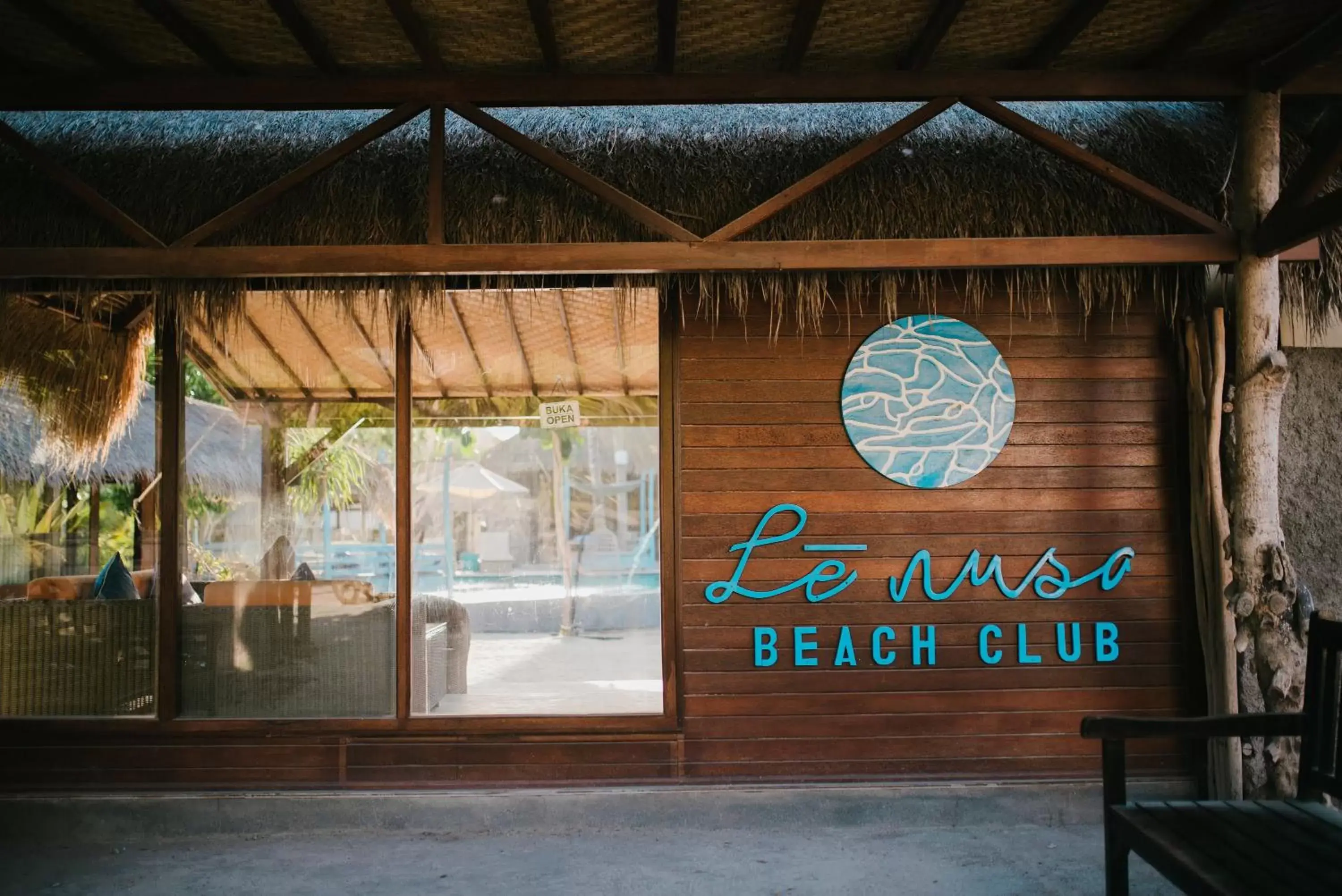 Facade/entrance in Le Nusa Beach Club