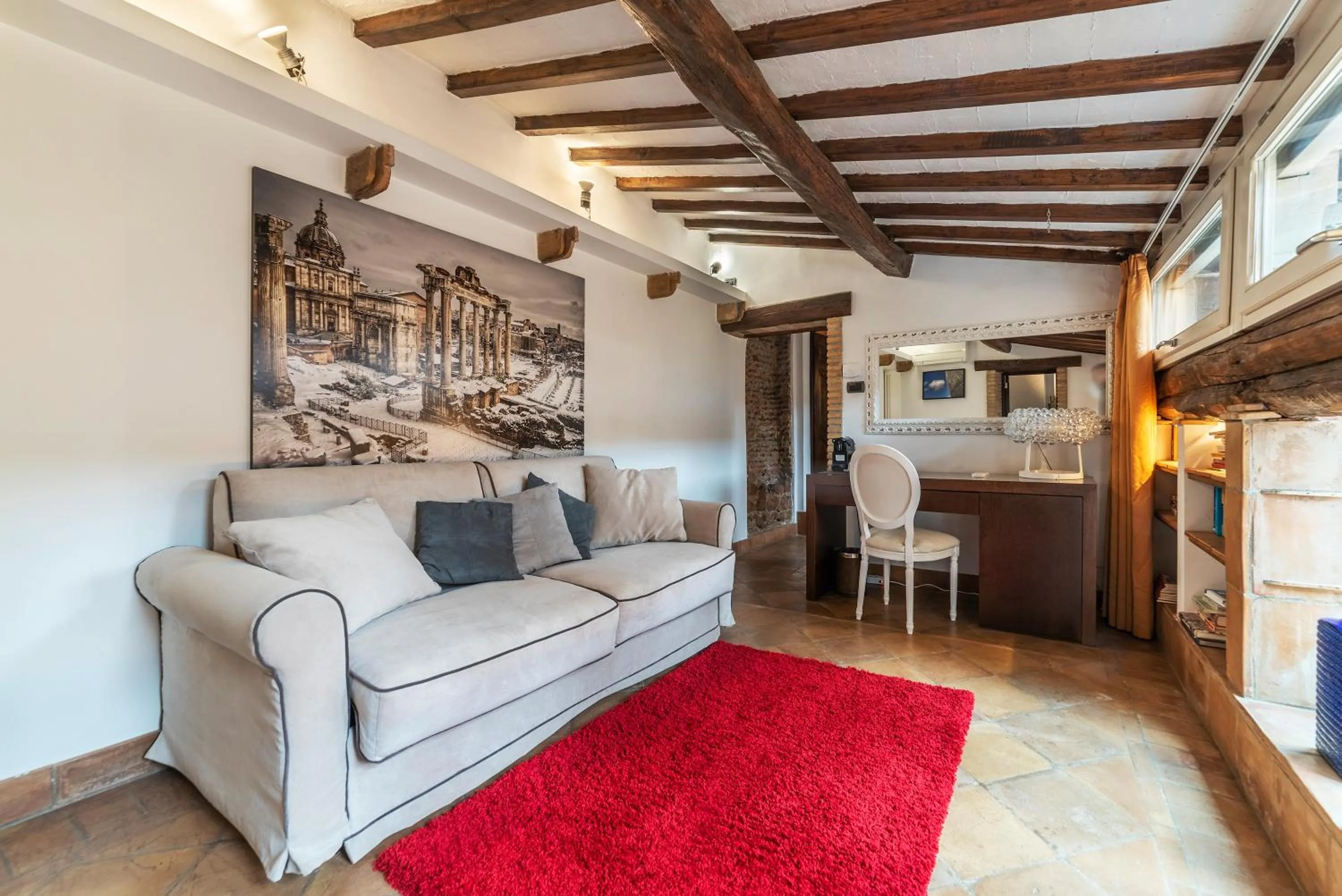 Living room in Luxury Trastevere