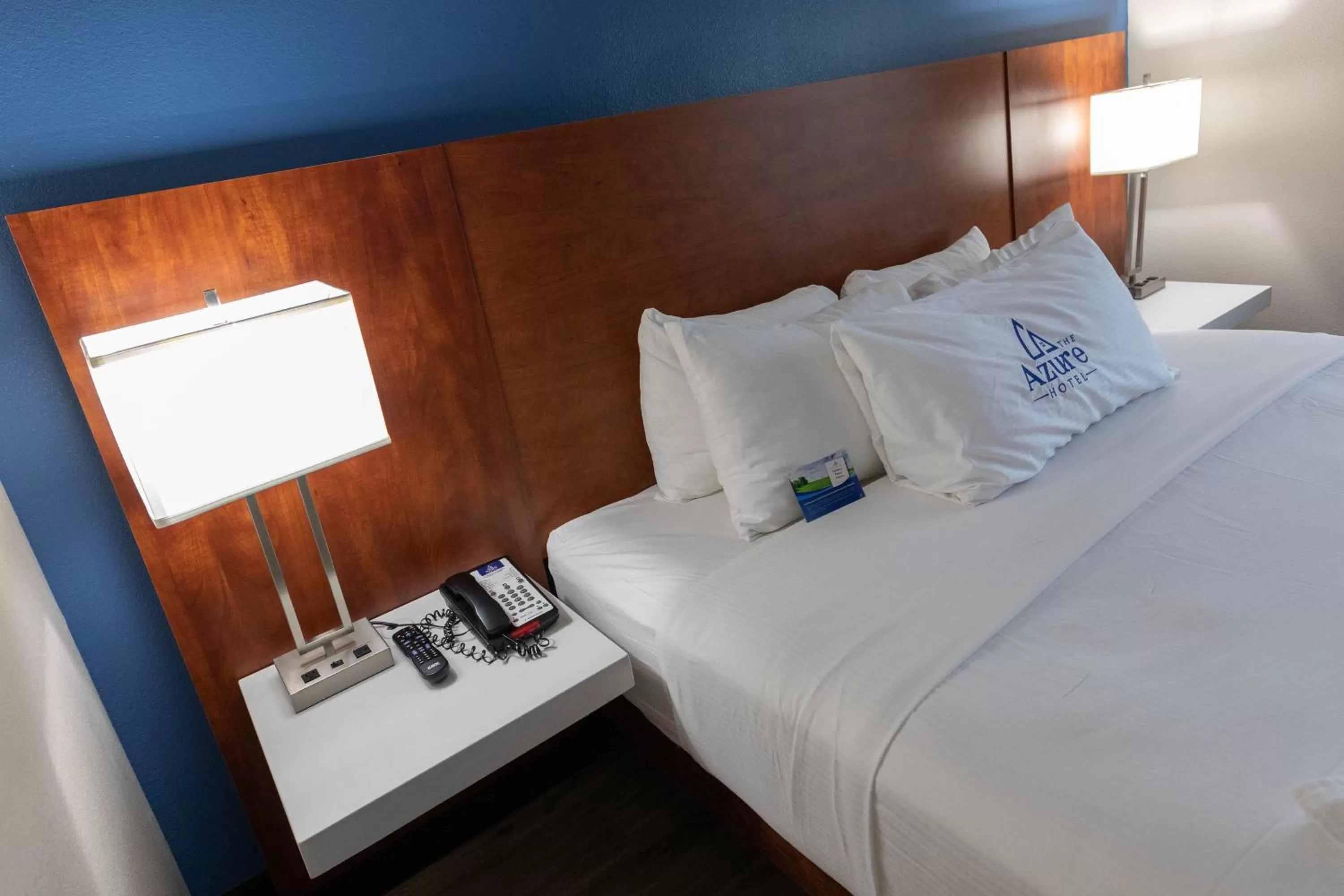 Bed in The Azure Hotel