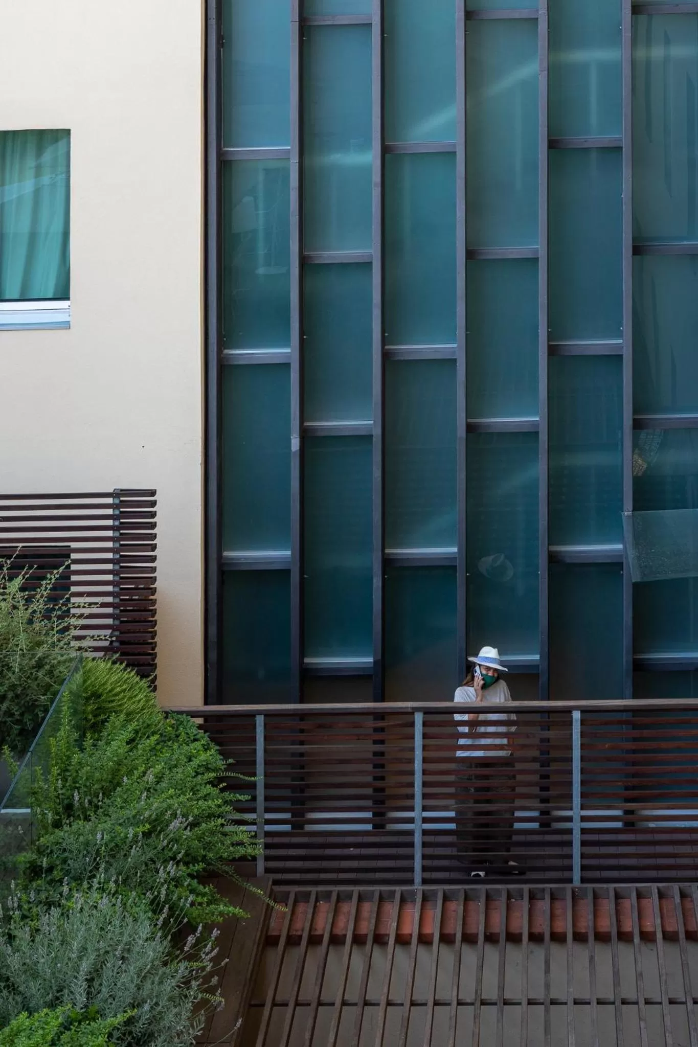 Garden in Hotel Glance In Florence