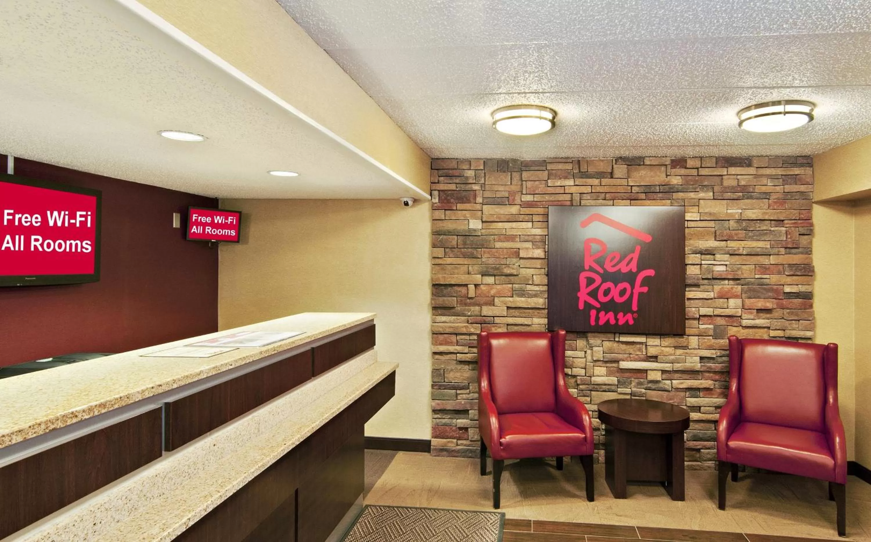 Lobby or reception in Red Roof Inn Fairmont