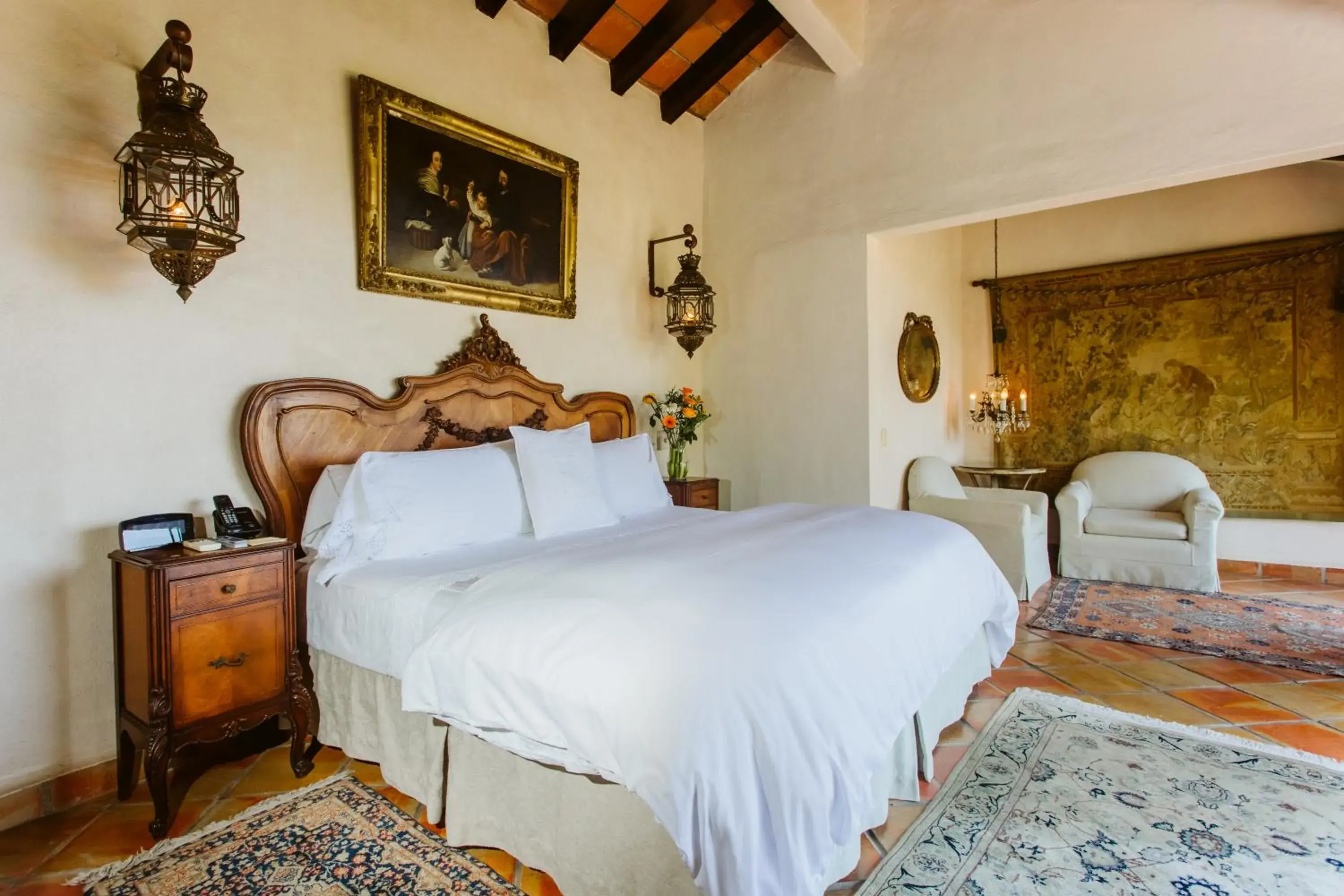 Photo of the whole room, Bed in Hacienda San Angel