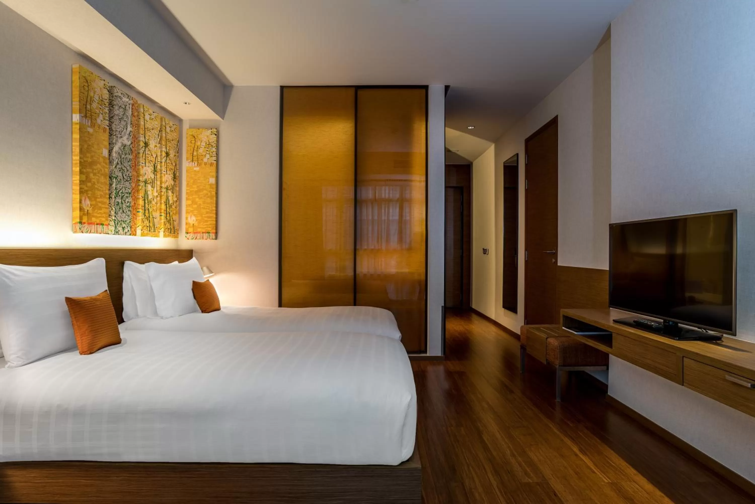 TV and multimedia, Bed in Pullman Bangkok King Power