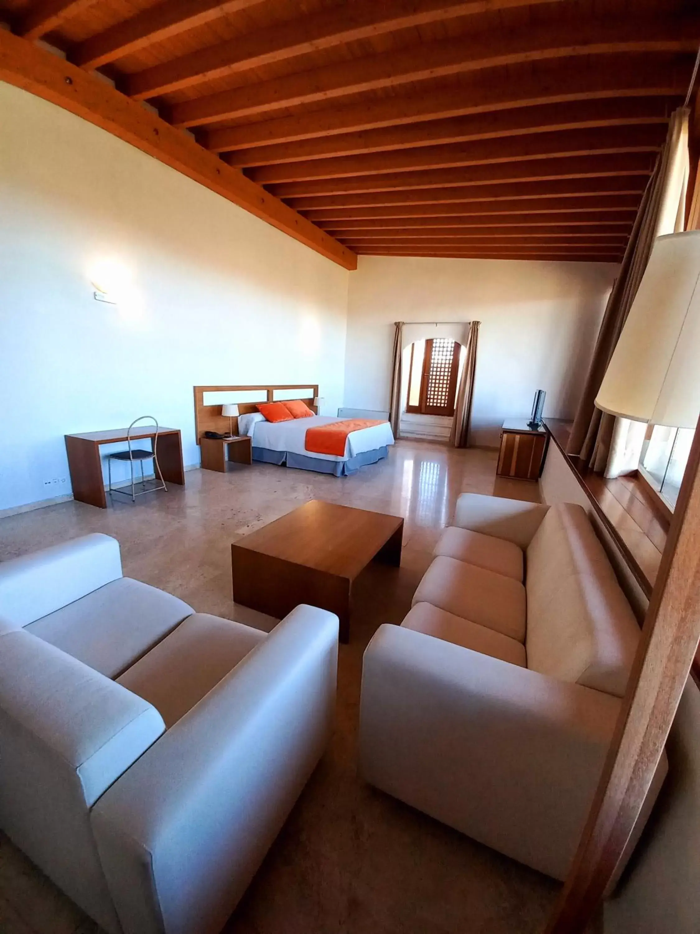 Seating Area in Hospedería Conventual de Alcántara