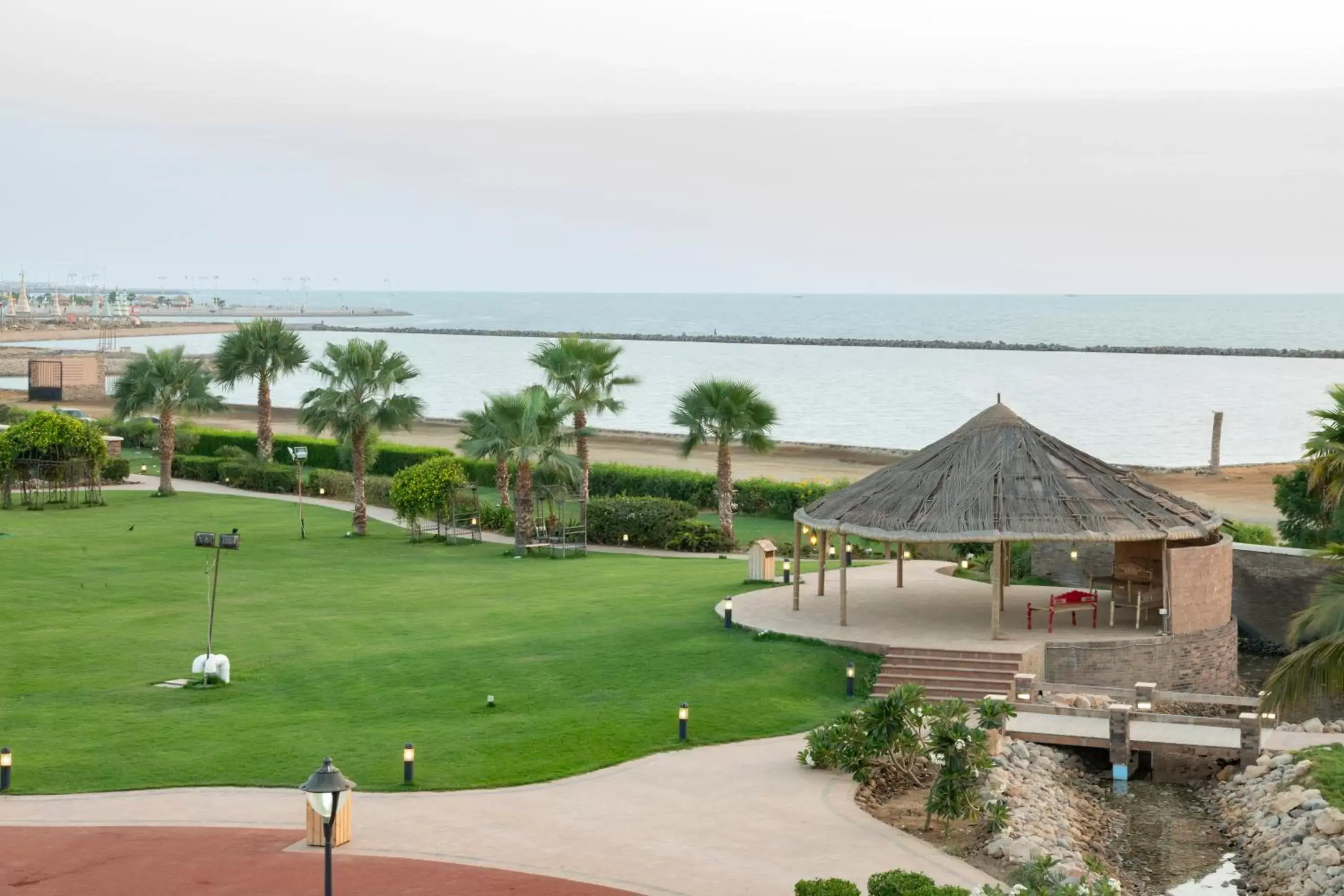 Garden view in Radisson Blu Resort Jizan