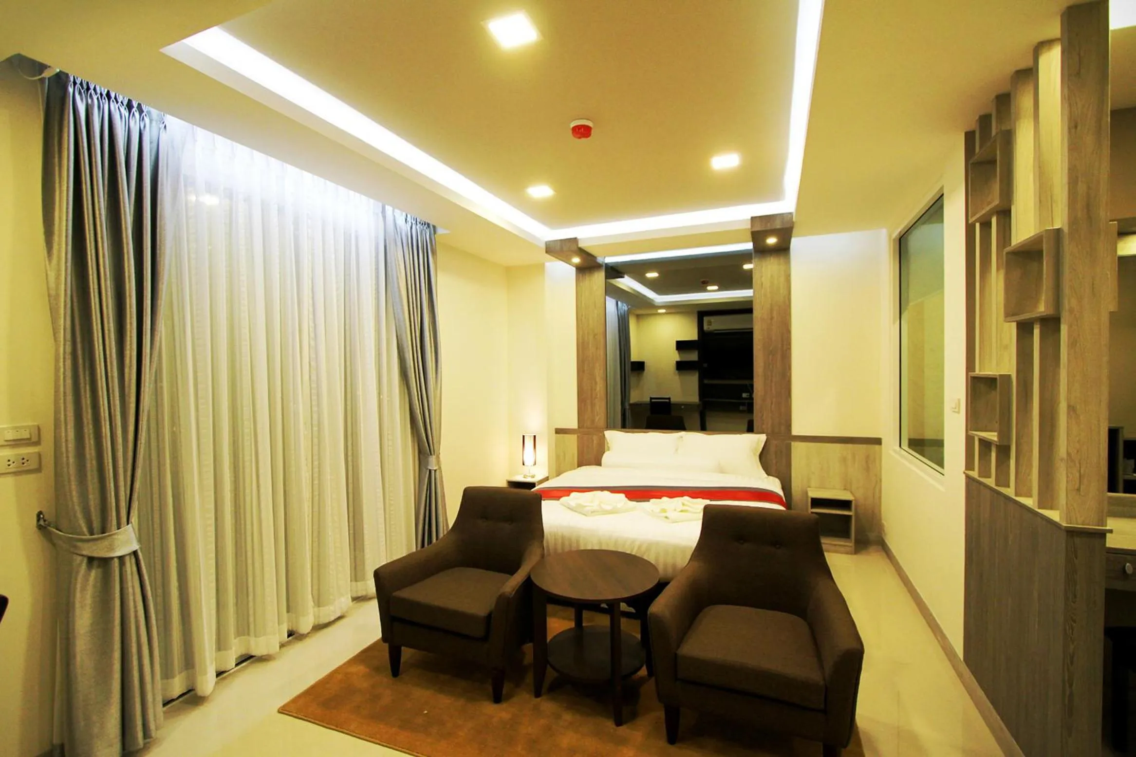 Bed in The Contrast i Hotel