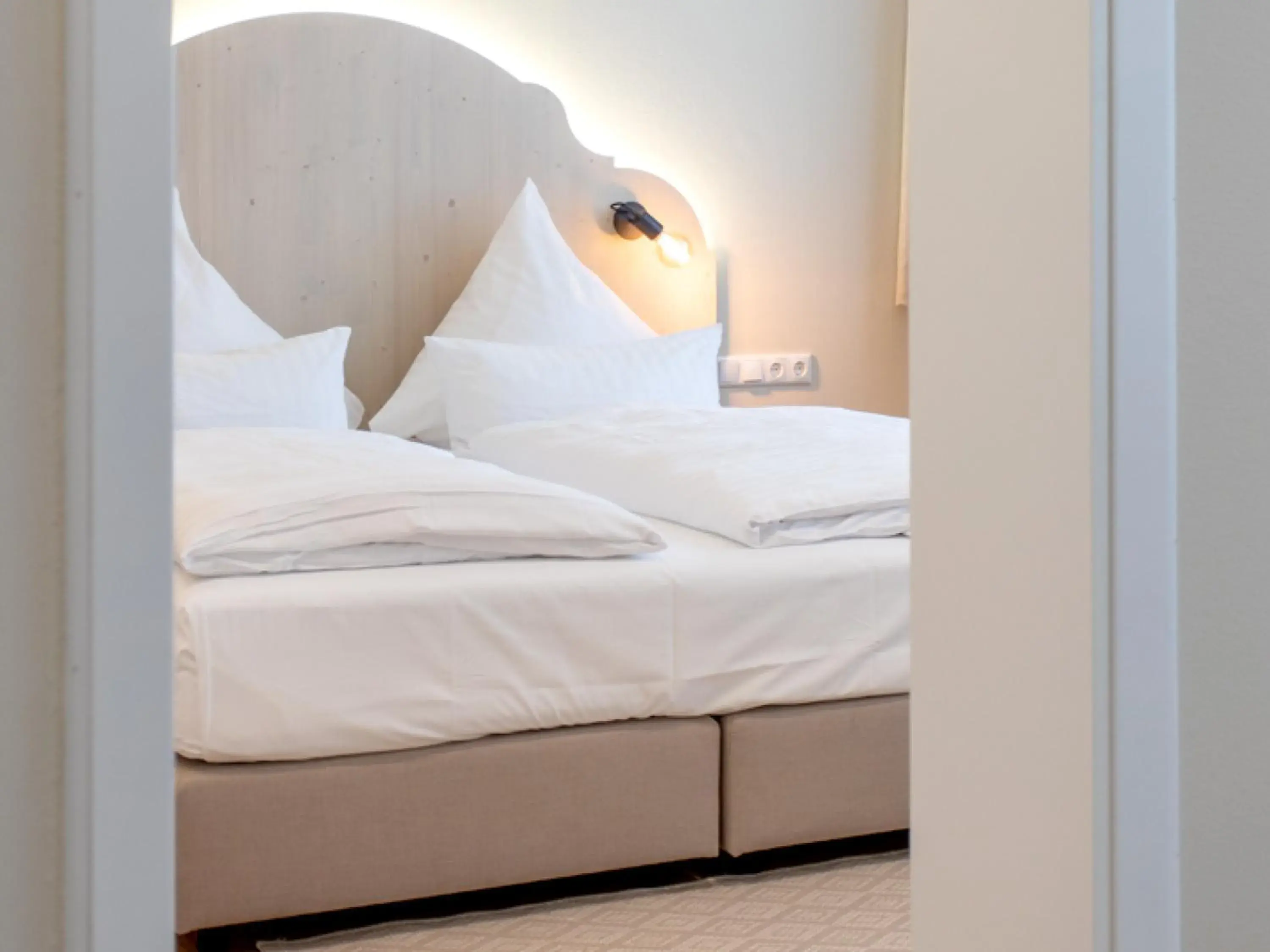 Bedroom, Bed in Hotel Tuchhaus